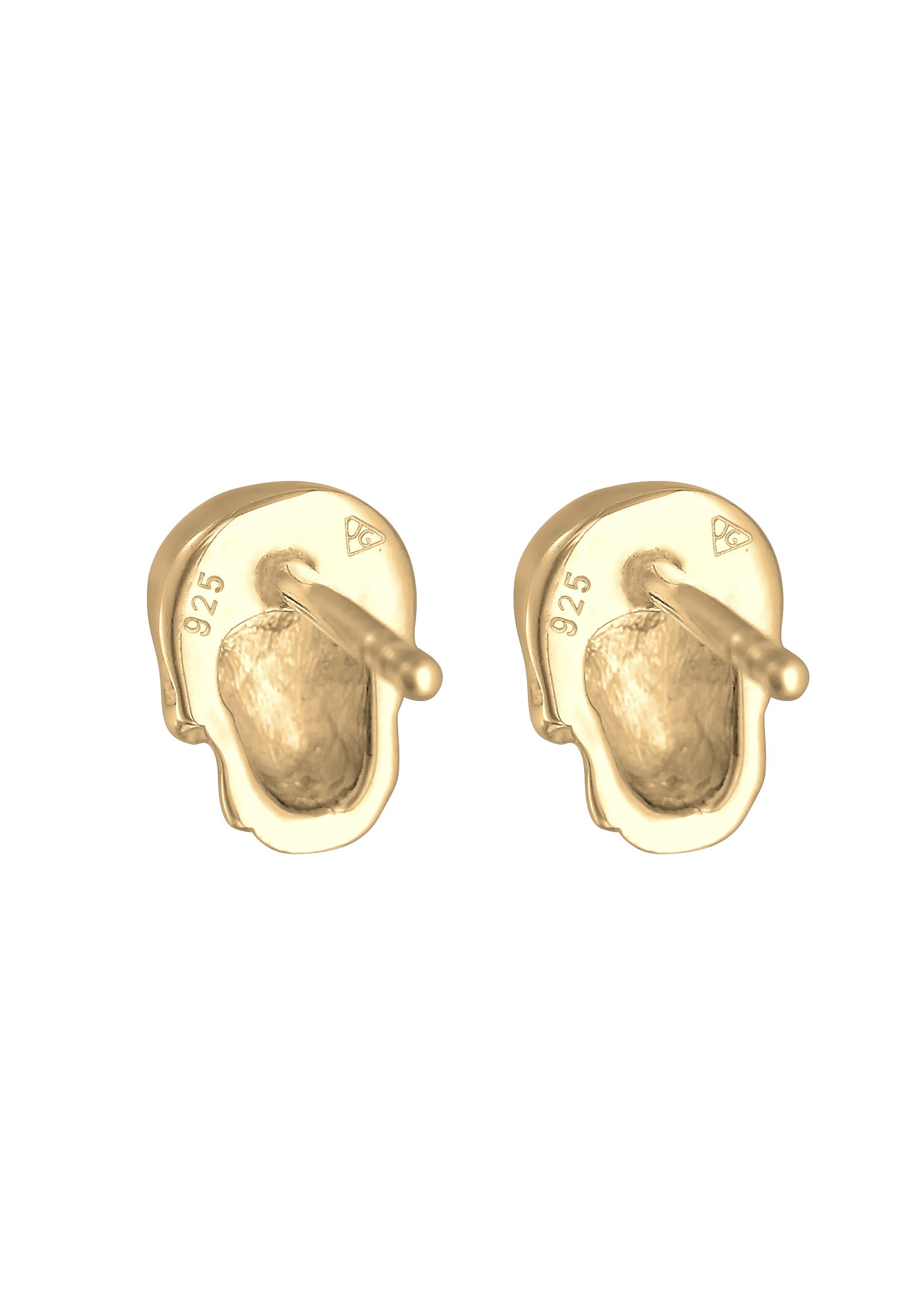 Elli Paar Ohrstecker »Ohrringe Totenkopf Rock Gothic Trend 925 Silber«