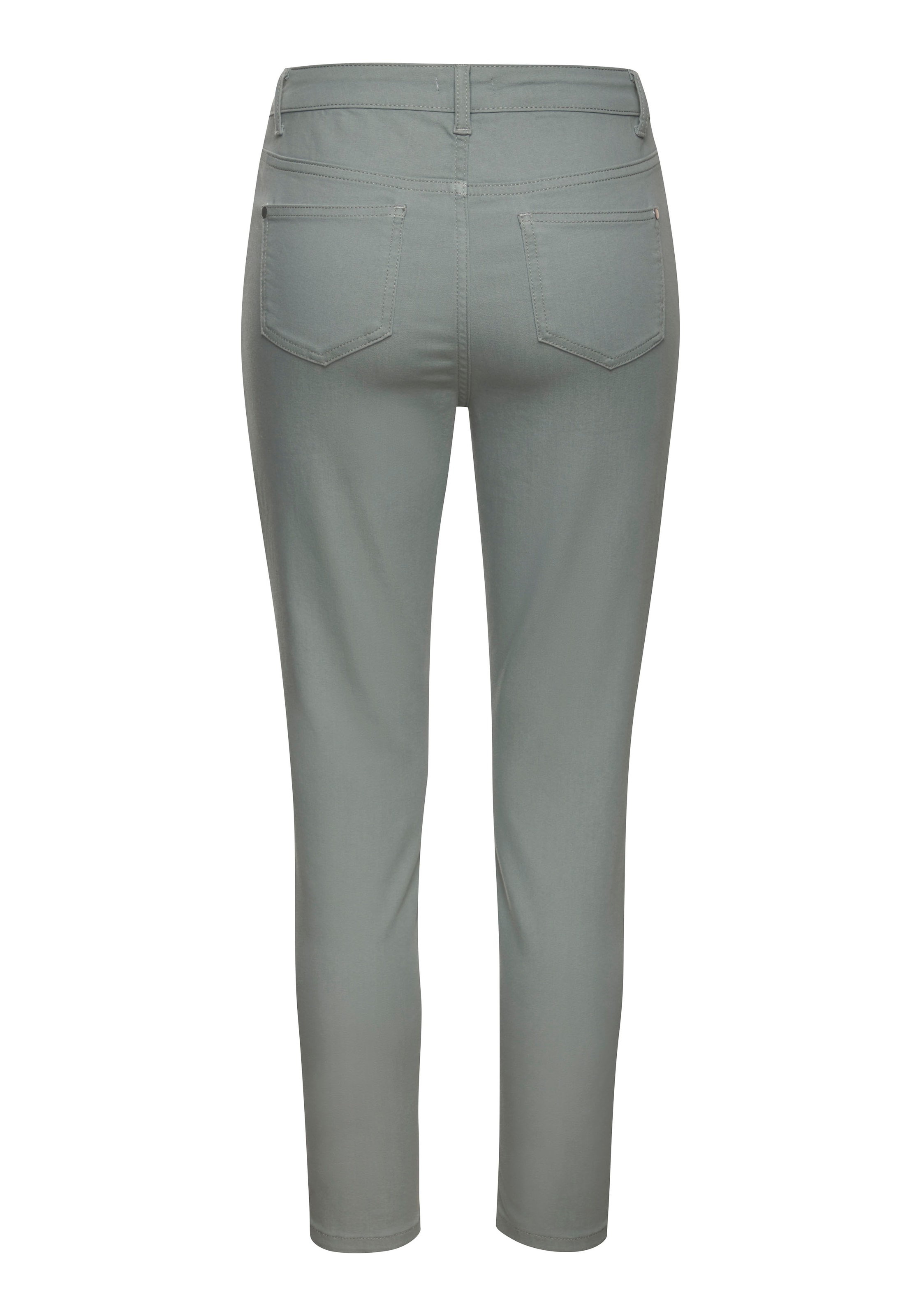 LASCANA 7/8-Jeggings, mit dezentem Blumendruck, elastische Skinny Jeans aus Baumwoll-Mix