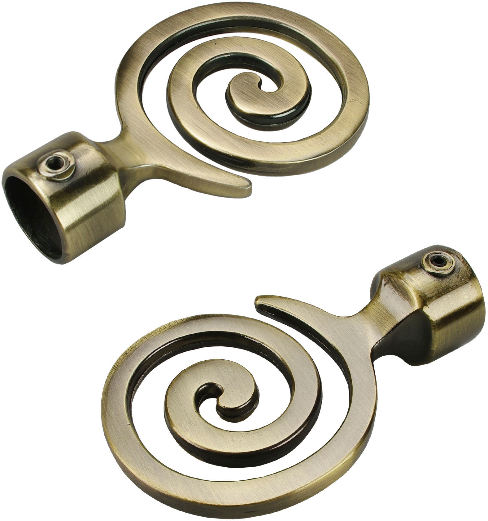 Liedeco Gardinenstange »Stilgarnitur 20 mm Blues Eric« Ø 20 mm 1 läufig-läufig Fixmaß Gardinenstange Komplett