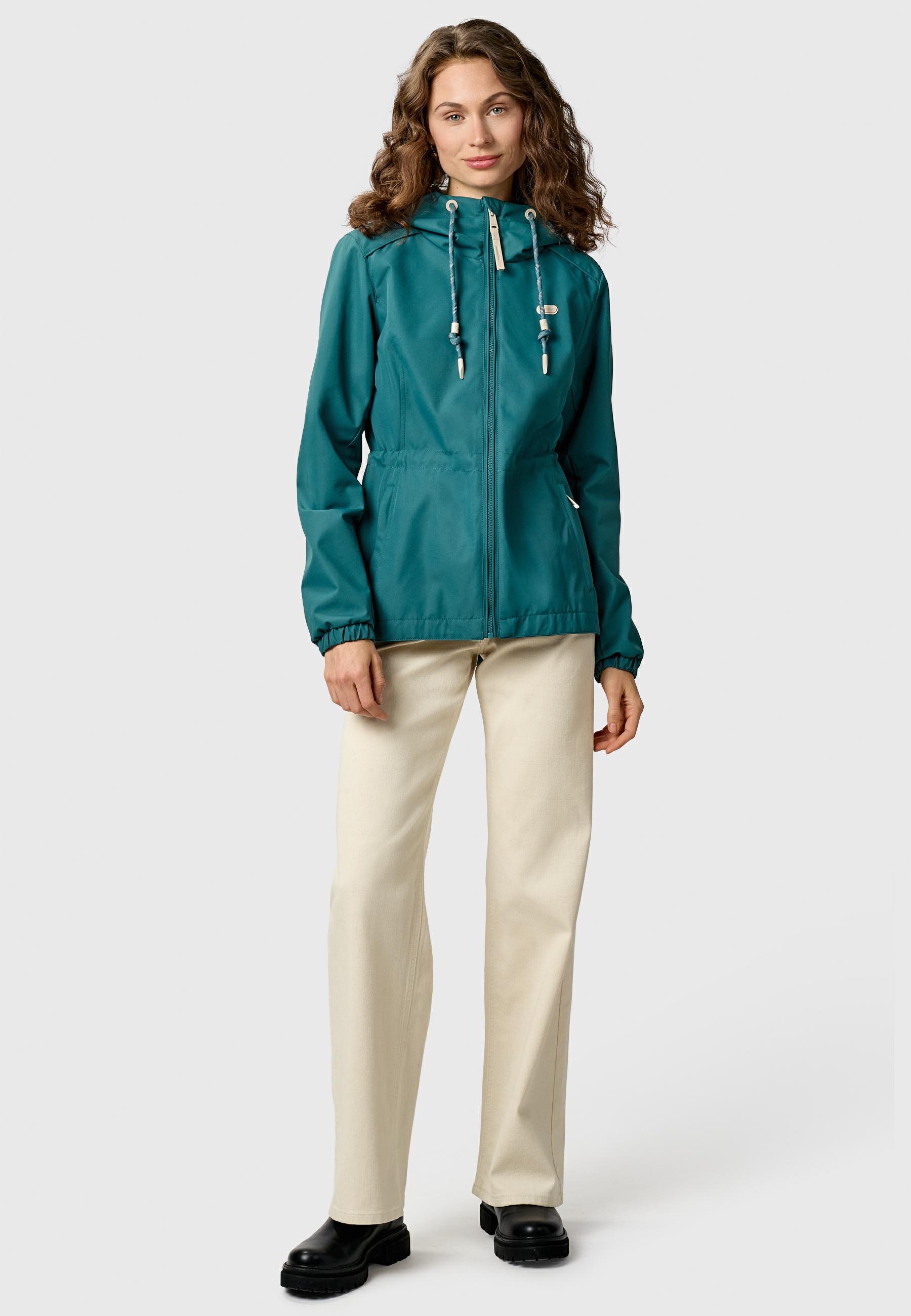 Ragwear Funktionsjacke »Funktionsjacke Dankka« mit Kapuze Funktionelle Übergangsjacke mit Taillenzugkordel