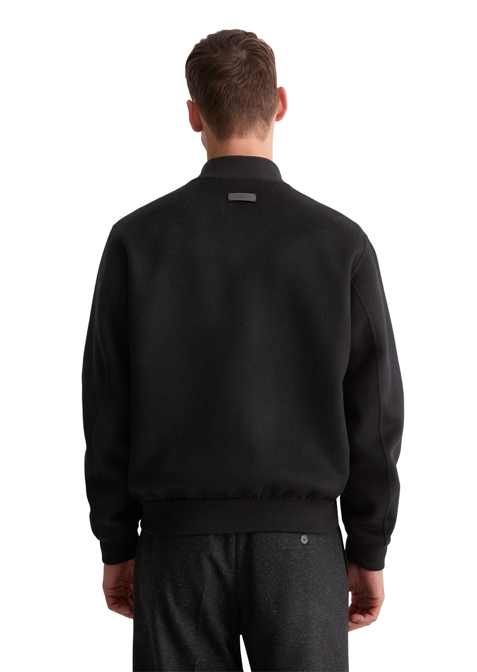 Marc O'Polo Blouson, regular fit aus recyceltem Woll-Mix