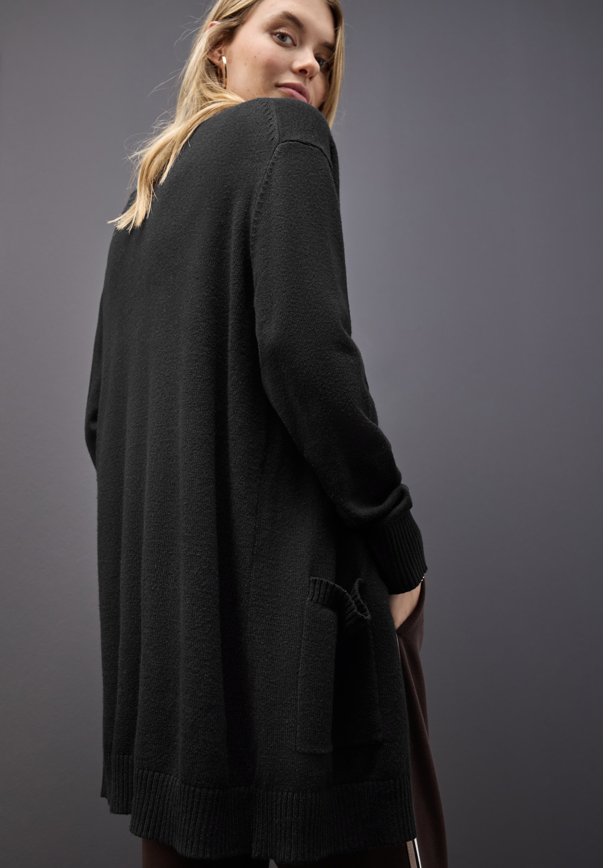 STREET ONE Cardigan, ohne Verschluss, offen