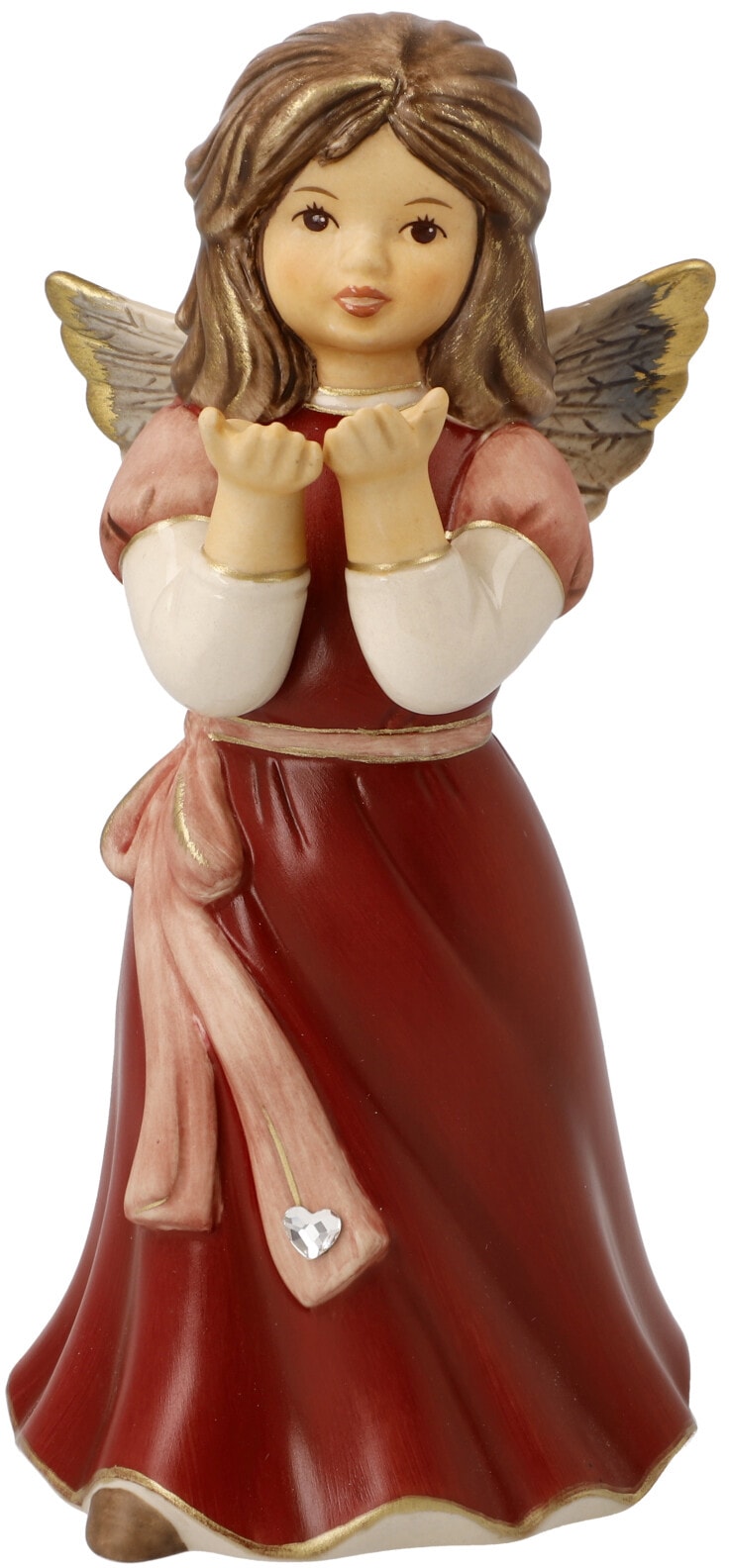 Goebel Engelfigur »Himmelsboten, Weihnachtsdeko rot«, Steingut, Engel - Wünsch Dir Was kaufen