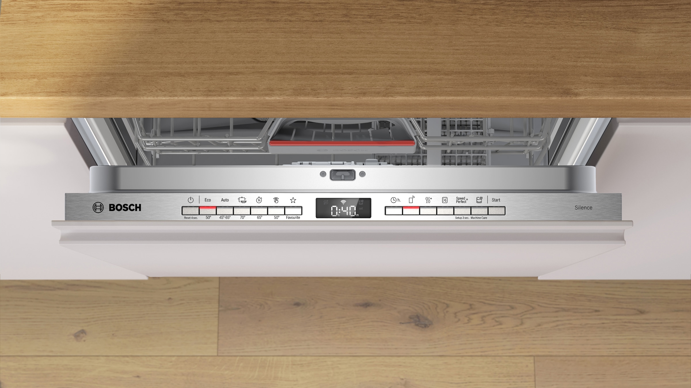 BOSCH vollintegrierbarer Geschirrspüler XXL, Serie 4 »SBV4HTX00E«, 13 Maßgedecke