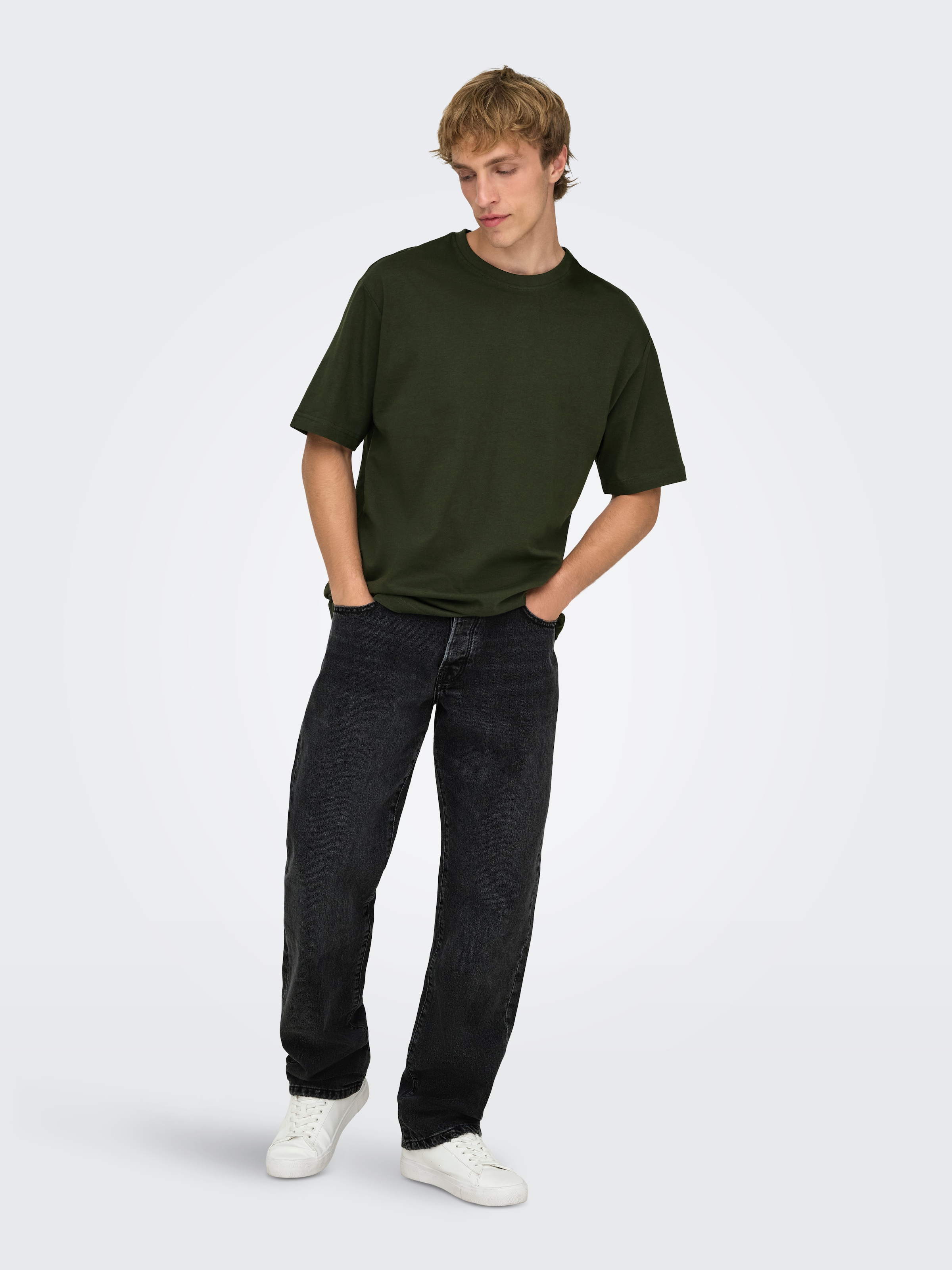 ONLY & SONS Regular-fit-Jeans »ONSEDGE STRAIGHT BROMO 0017 DOT DNM NOOS«