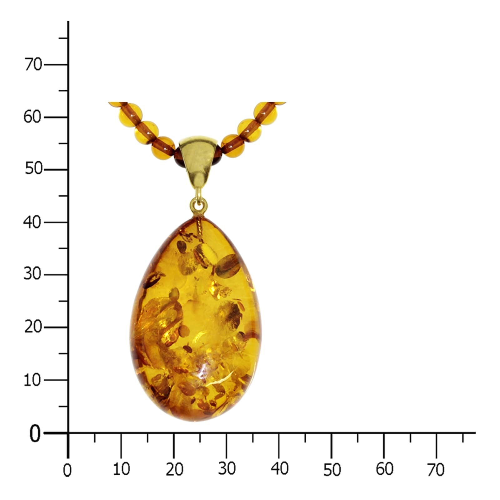 OSTSEE-SCHMUCK Kette ohne Anhänger »- Danielle - Bernstein -,«