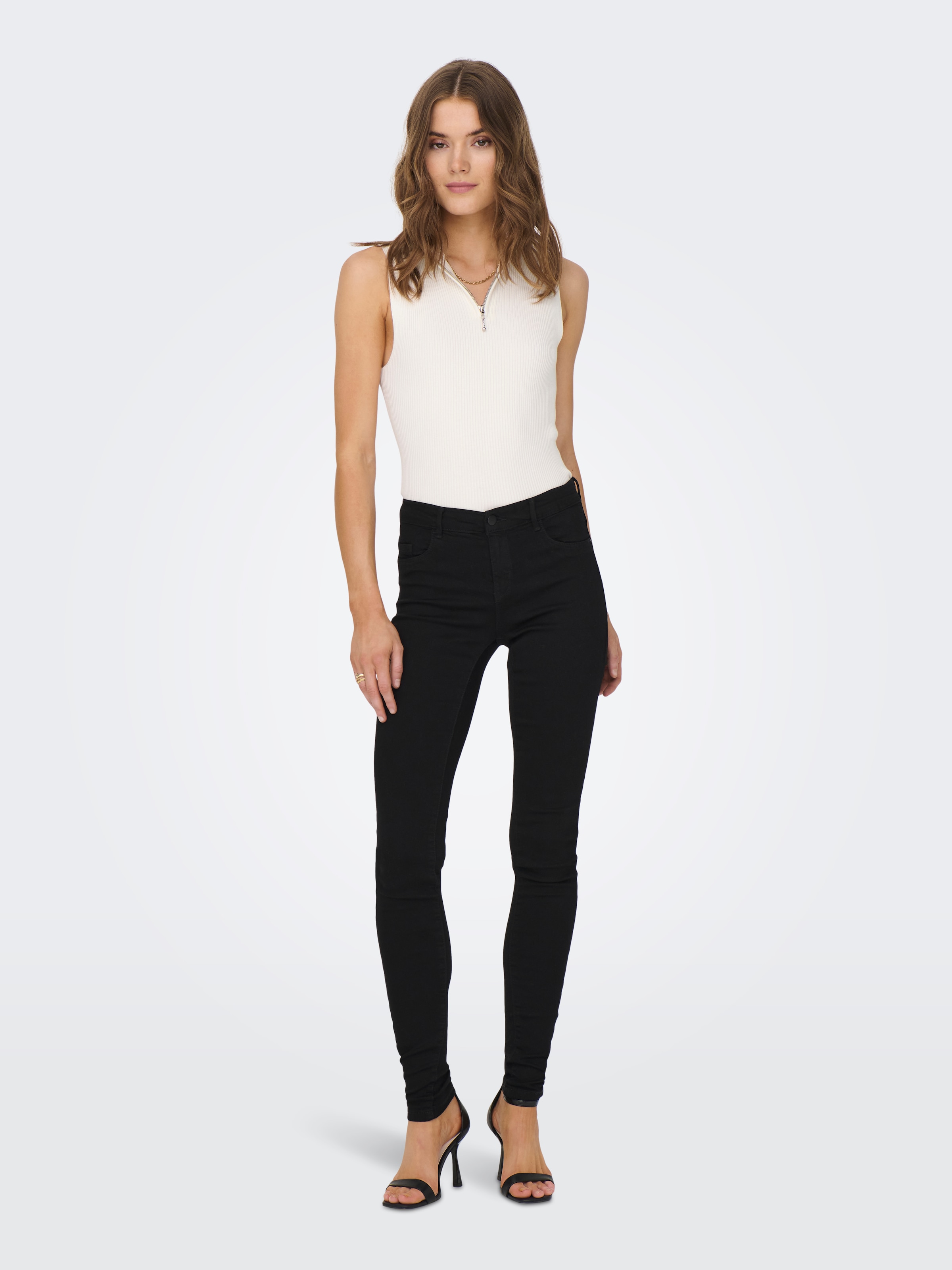 ONLY Skinny-fit-Jeans »ONLRINA – Skinny Jeans mit Viskose und Stretch«, skinny fit, modisch, Denim, Viskosemischung