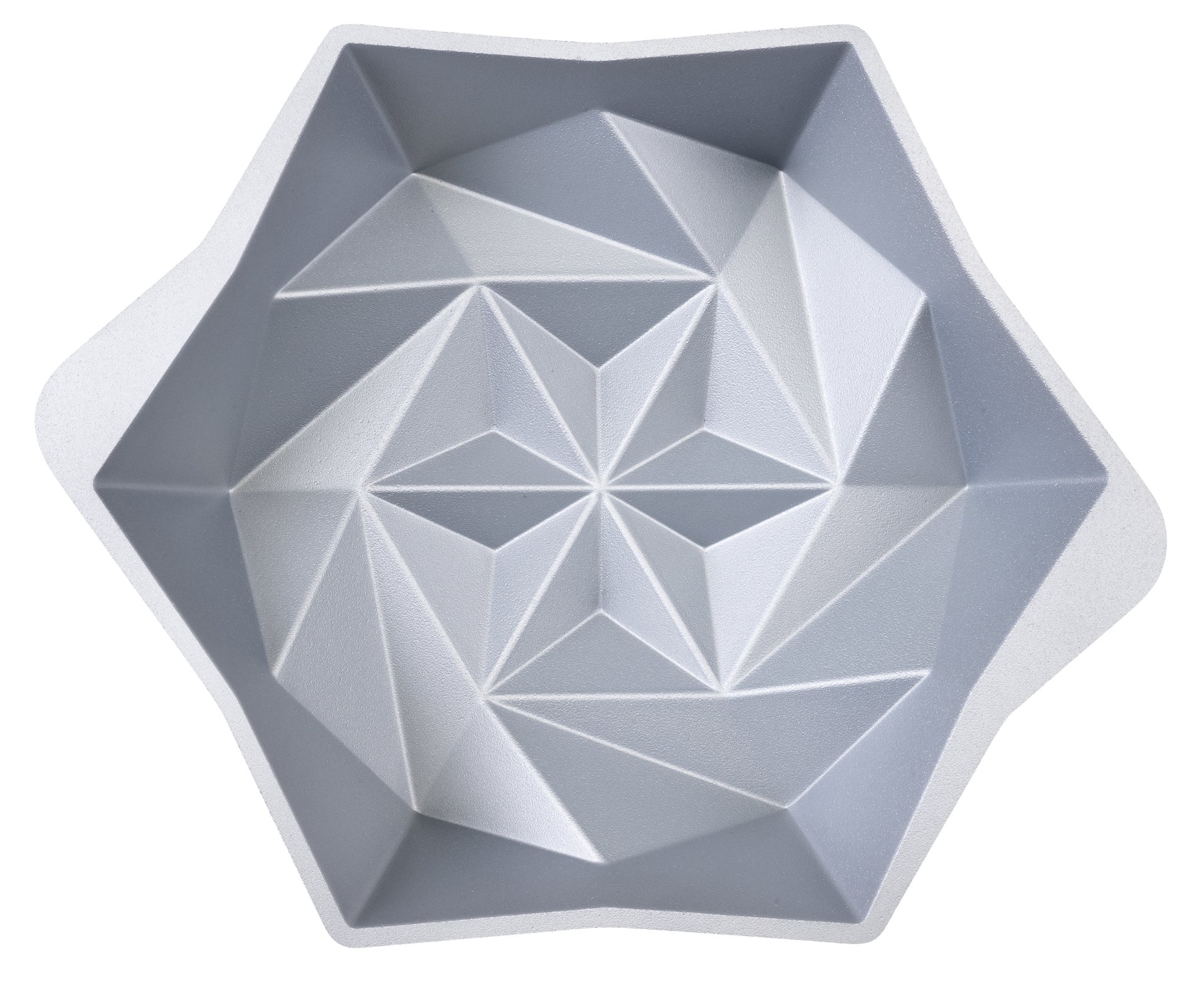 Dr. Oetker Küchenhelfer Backform »Origami« Rundform Origami – Gugelhupfform, Backform aus Aluminiumguss, +230 °C