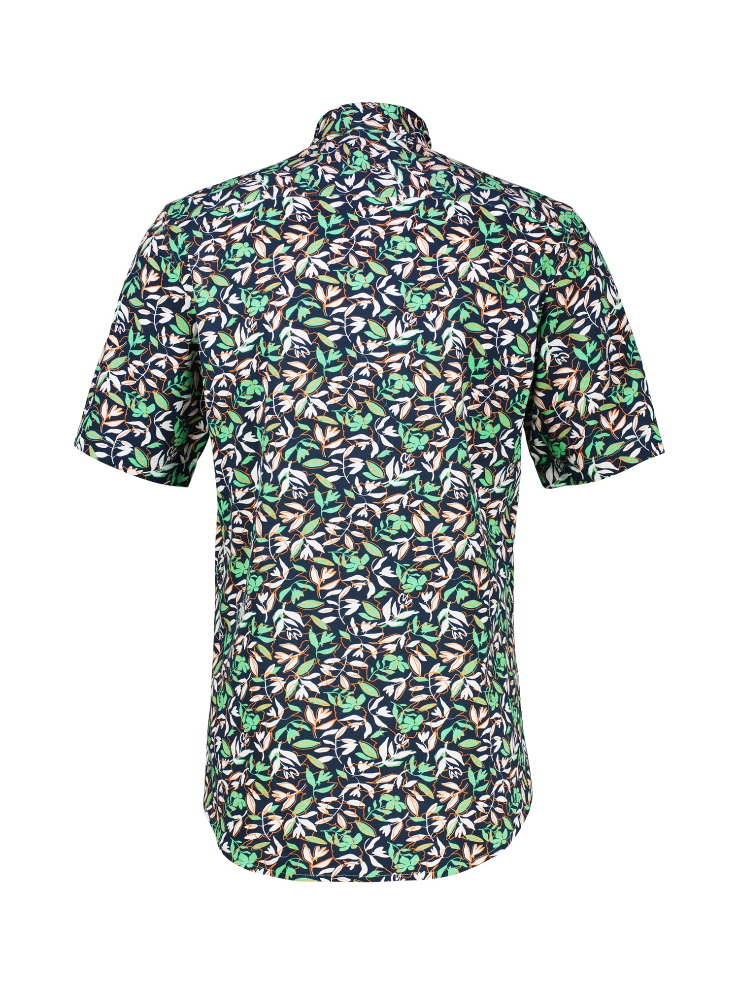 LERROS Kurzarmhemd »1/2 Hemd aus 100 % Baumwolle, floral bedruckt«