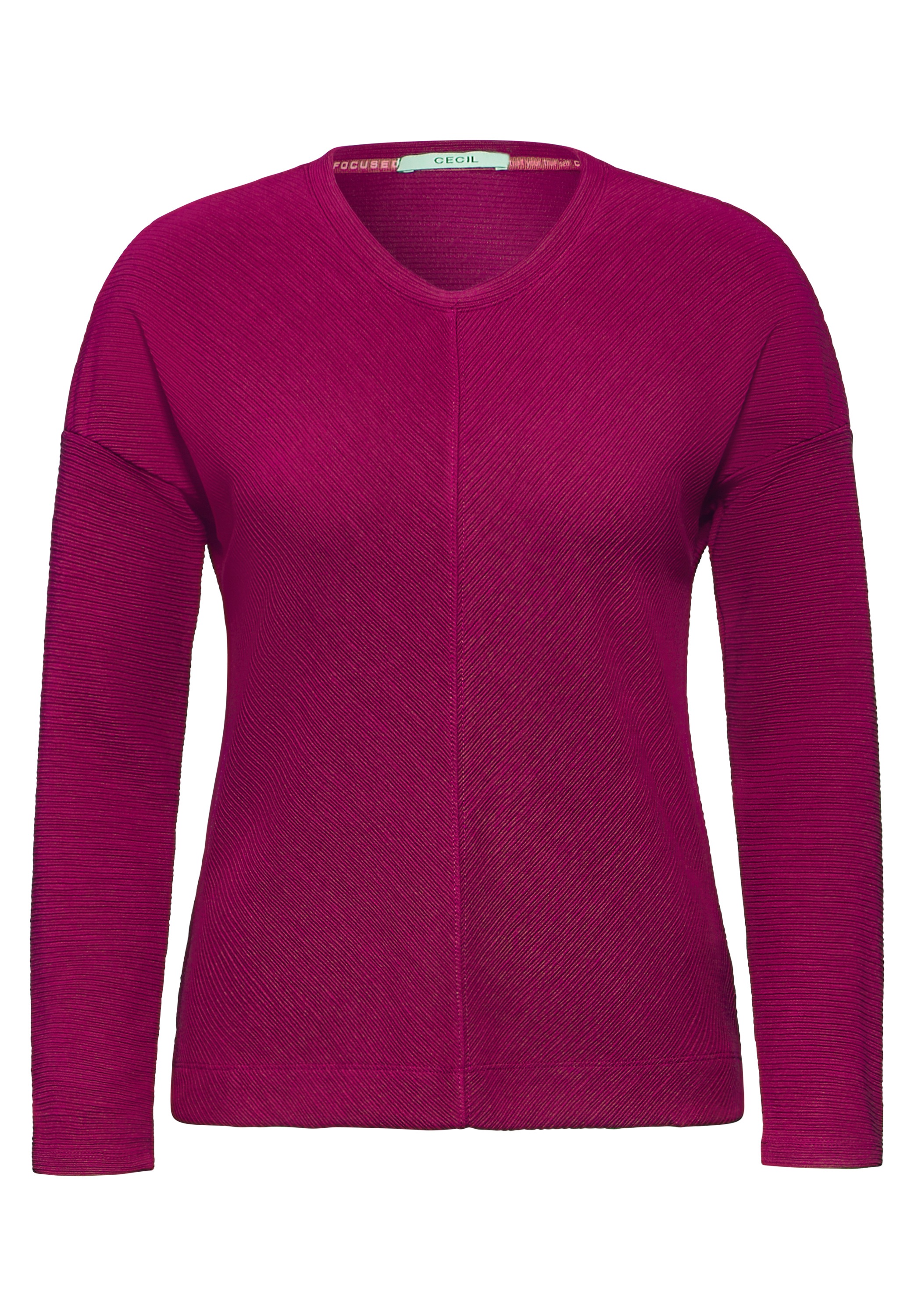 Cecil Langarmshirt, in Ottoman-Struktur