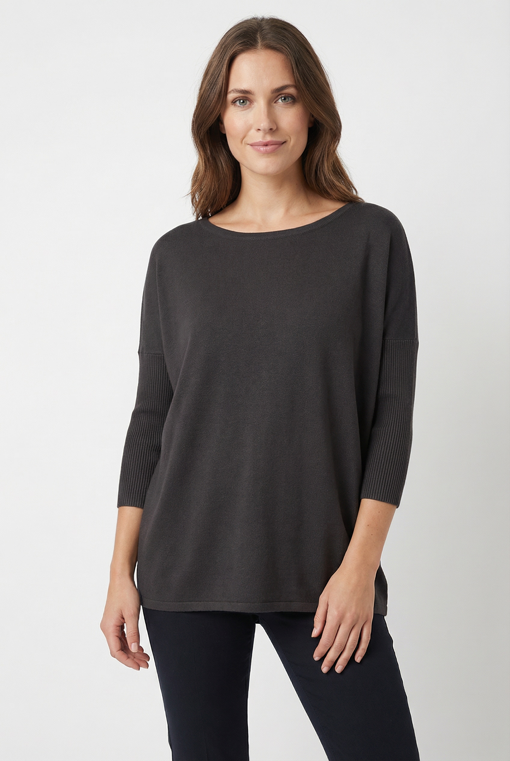 FREEQUENT Strickpullover »FQJONE-PU« mit 3/4 Armen