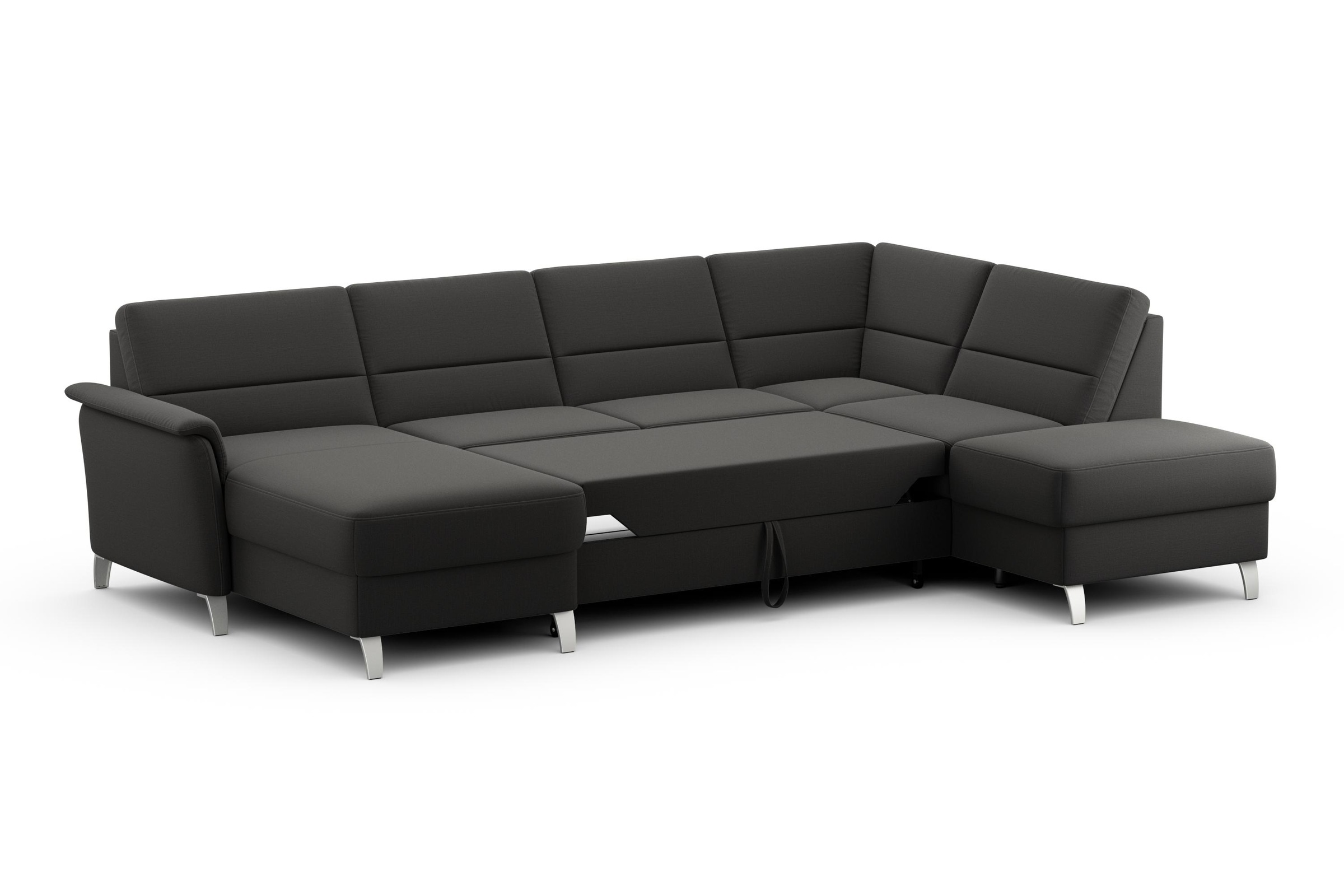 sit&more Wohnlandschaft »Palmera U-Form«, Federkern, wahlweise mit Bettfunktion und mit/ohne Stauraum