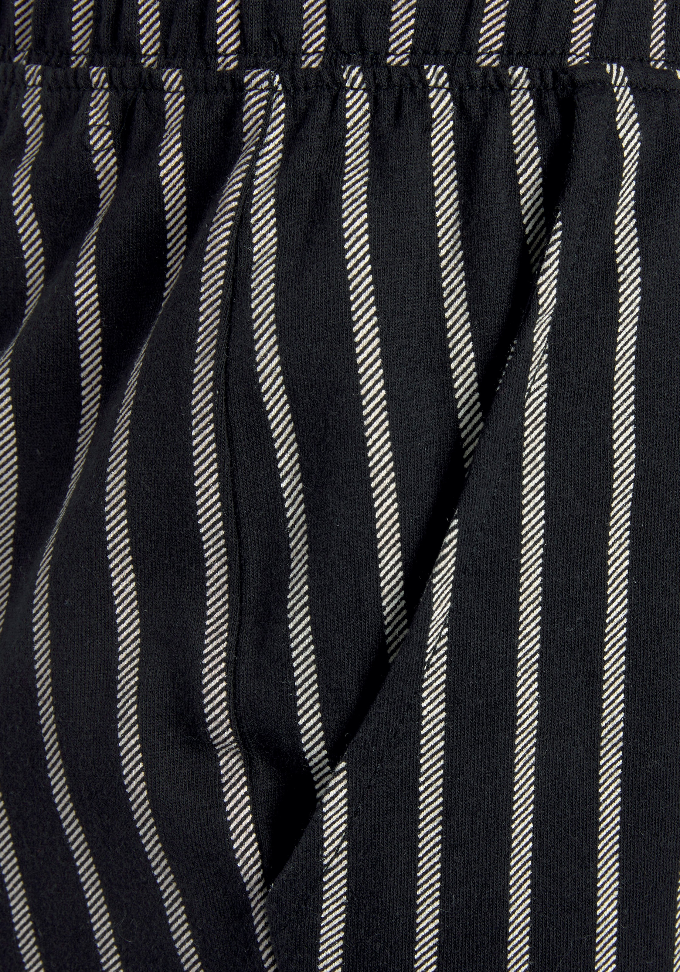 Vivance Dreams Pyjamahose, mit Schwarz-Weiß-Druck