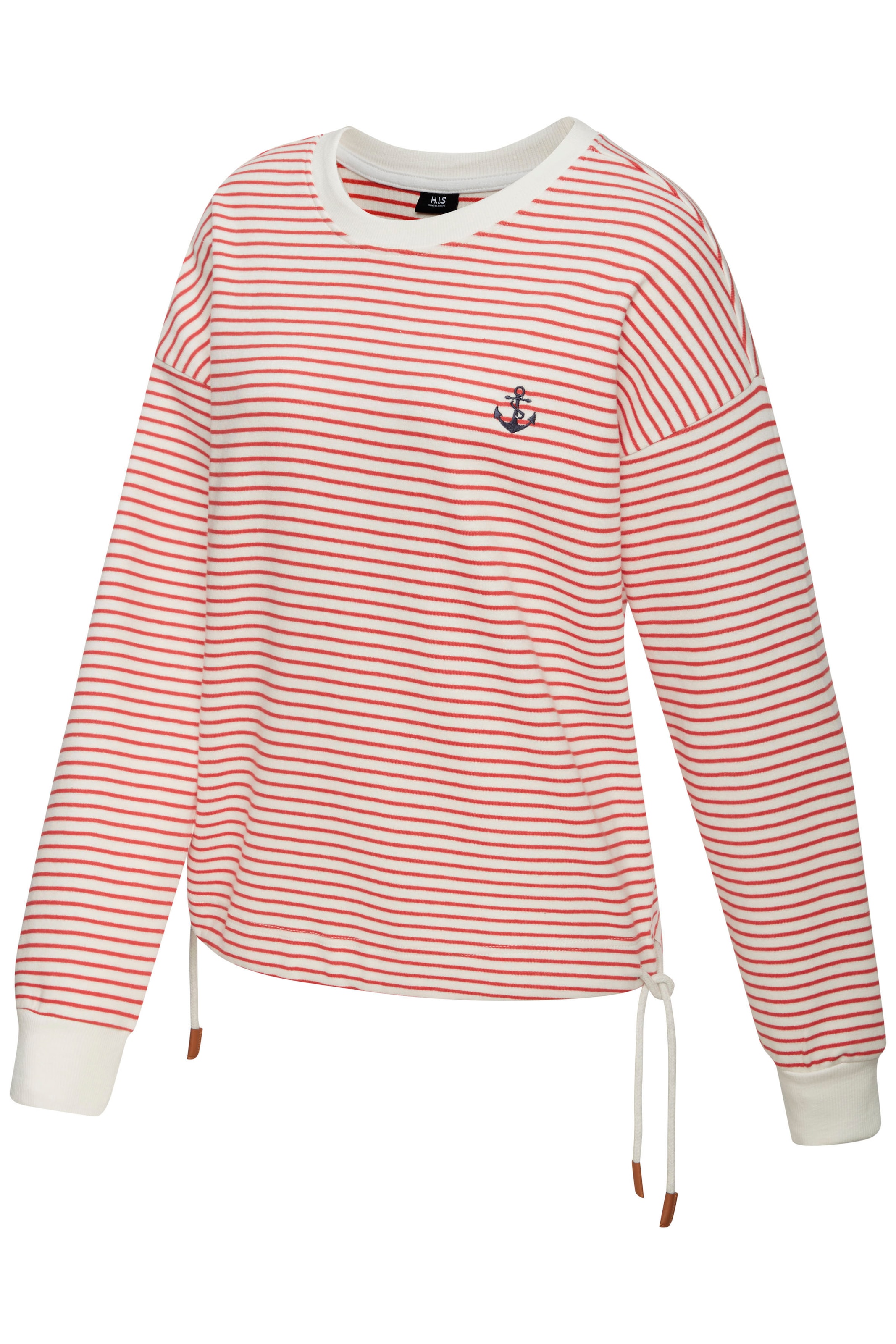 H.I.S Sweatshirt, mit Kordelzug am Saum, Loungewear