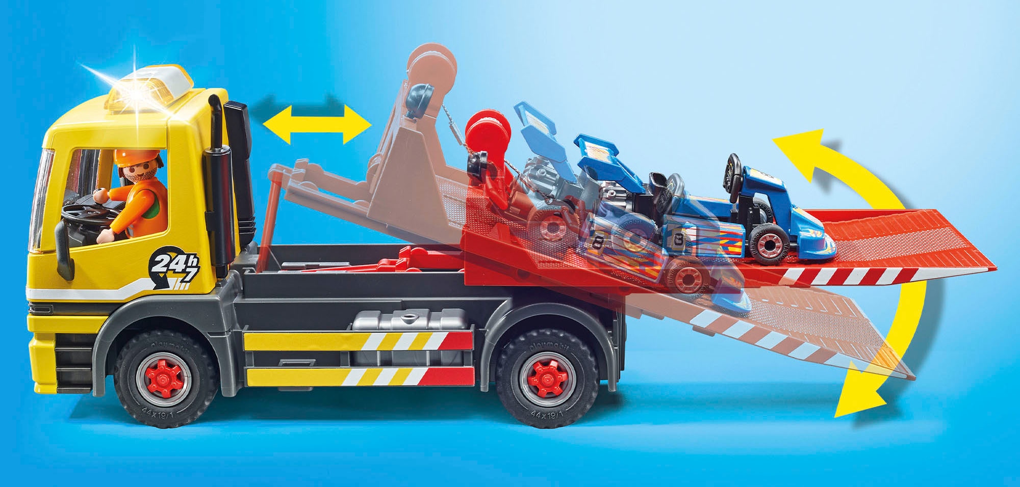 Playmobil® Konstruktions-Spielset »Abschleppdienst (71429), My City Life«, (54 St.), mit Licht