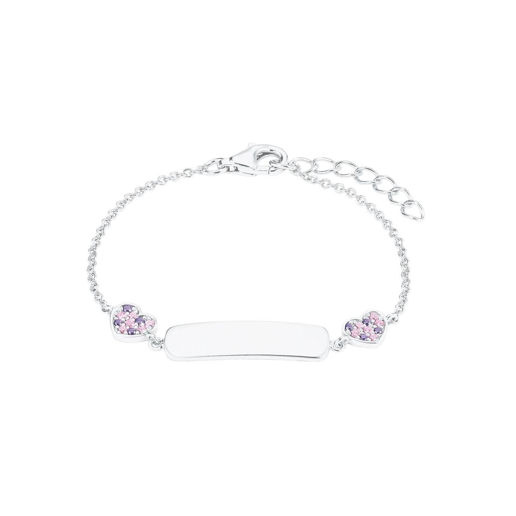 Prinzessin Lillifee Silberarmband »Plakette mit Herzen, 2027208«