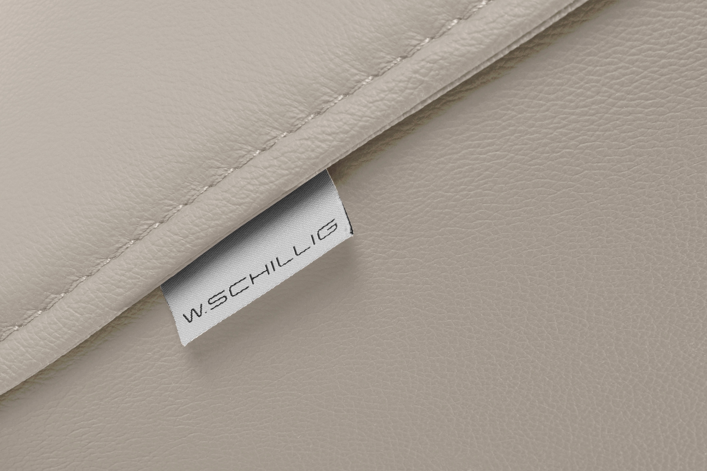 W.SCHILLIG 2,5-Sitzer »sally Designsofa mit schmalen Armlehnen, bequem und elegant« mit Metall-Winkelfüßen in Chrom glänzend, Breite 174 cm
