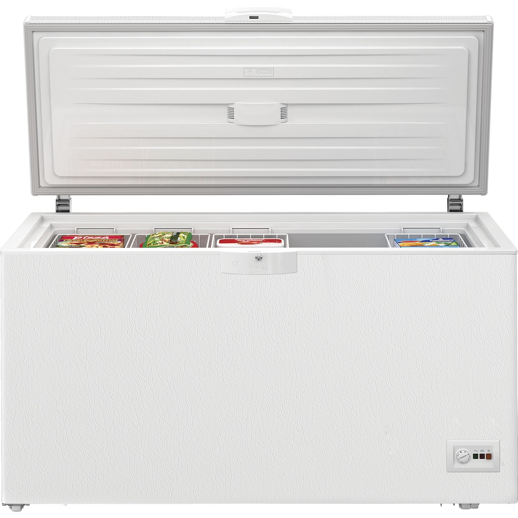 BEKO Gefriertruhe »HSM37540«, 86 cm hoch, 129 cm breit