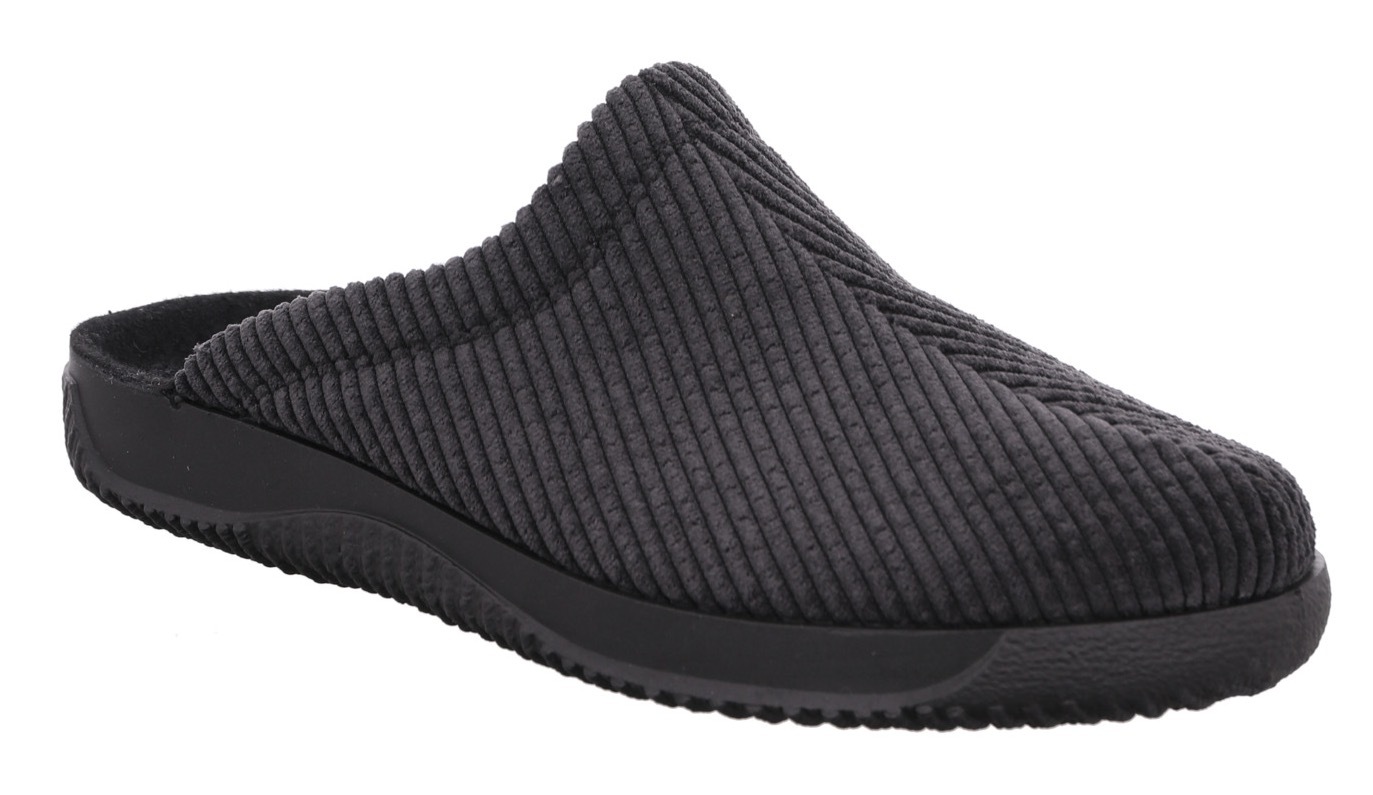 Rohde Herren Pantoffel »SOLTAU-H« Hausschuh in schwarz, Größe 44