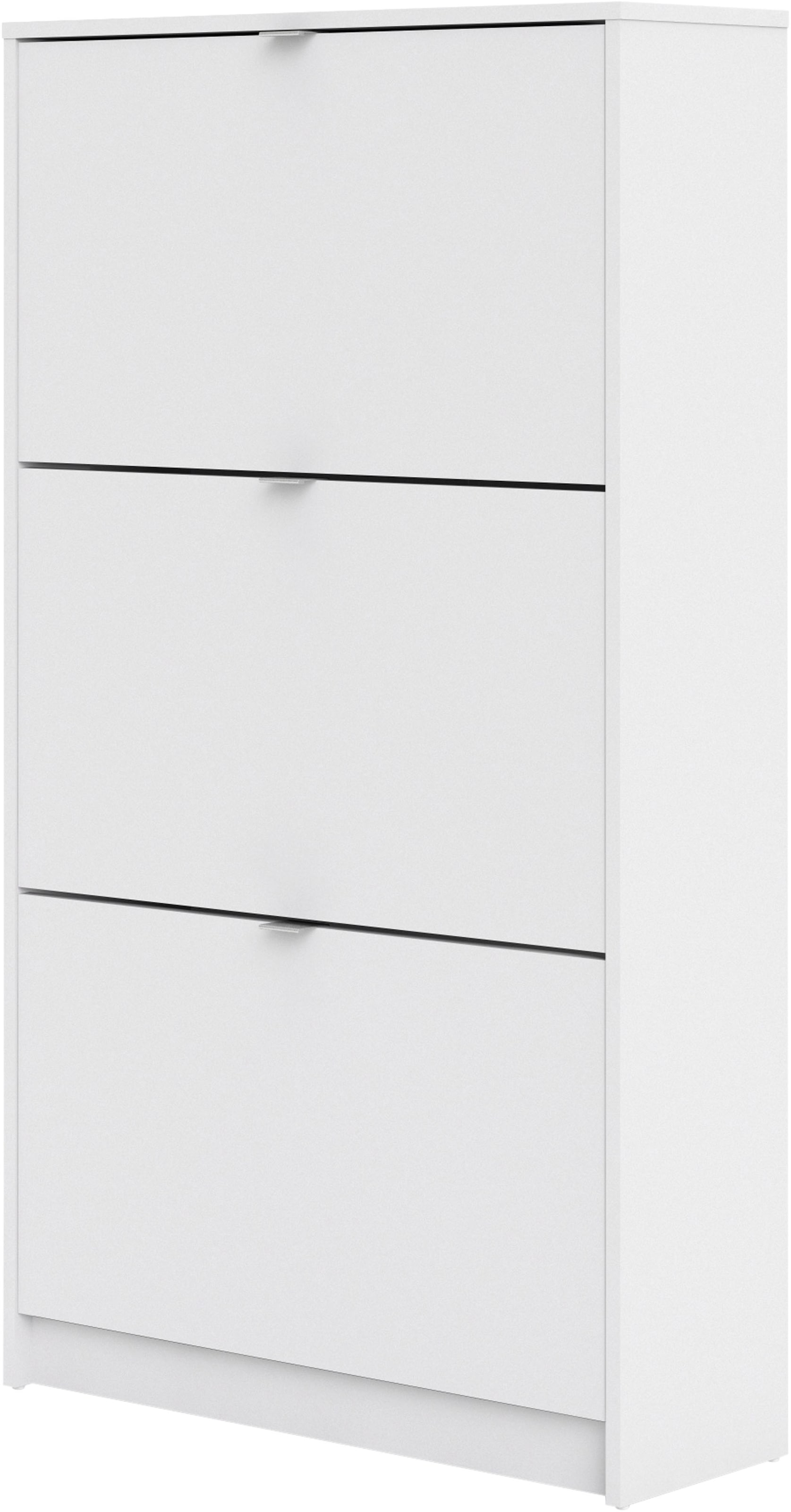 INOSIGN Schuhschrank »Shoes Schuhaufbewahrung, Schuhkommode, Schuhregal,« mit drei Klappen, 2 Böden, Höhe 123 cm, ca. 18 Paar Schuhe