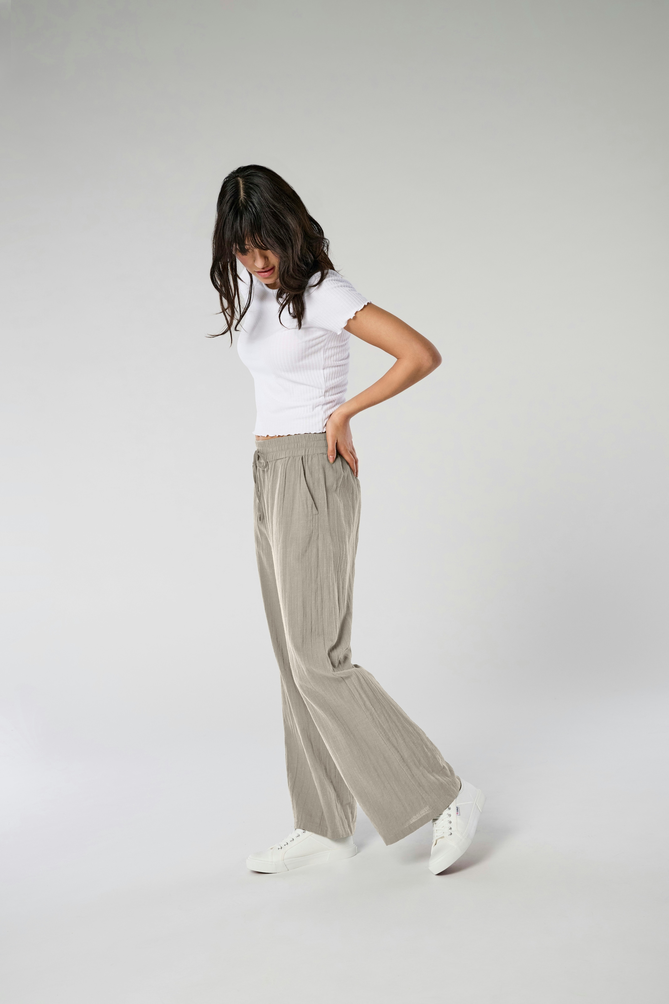 ONLY Schlupfhose »ONLTIZANA COTTON LOOSE PANTS WVN NOOS«