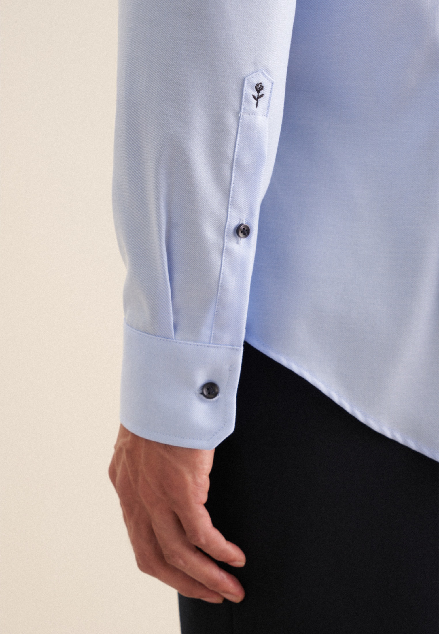 seidensticker Businesshemd »Slim«, Slim Langarm Kentkragen Uni