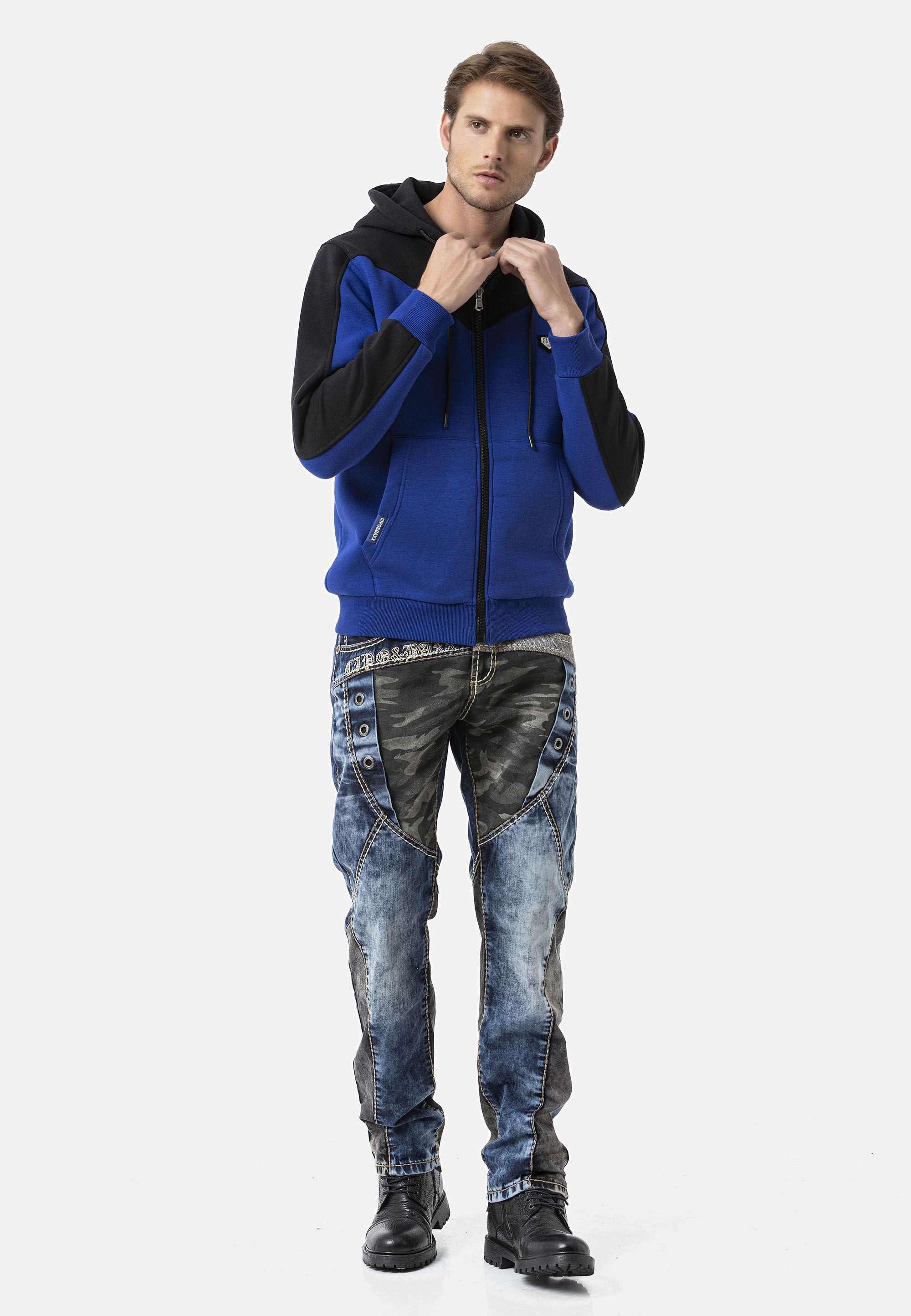 Cipo & Baxx Regular-fit-Jeans »Cipo & Baxx Jeanshose CD894« mit stylischer Waschung