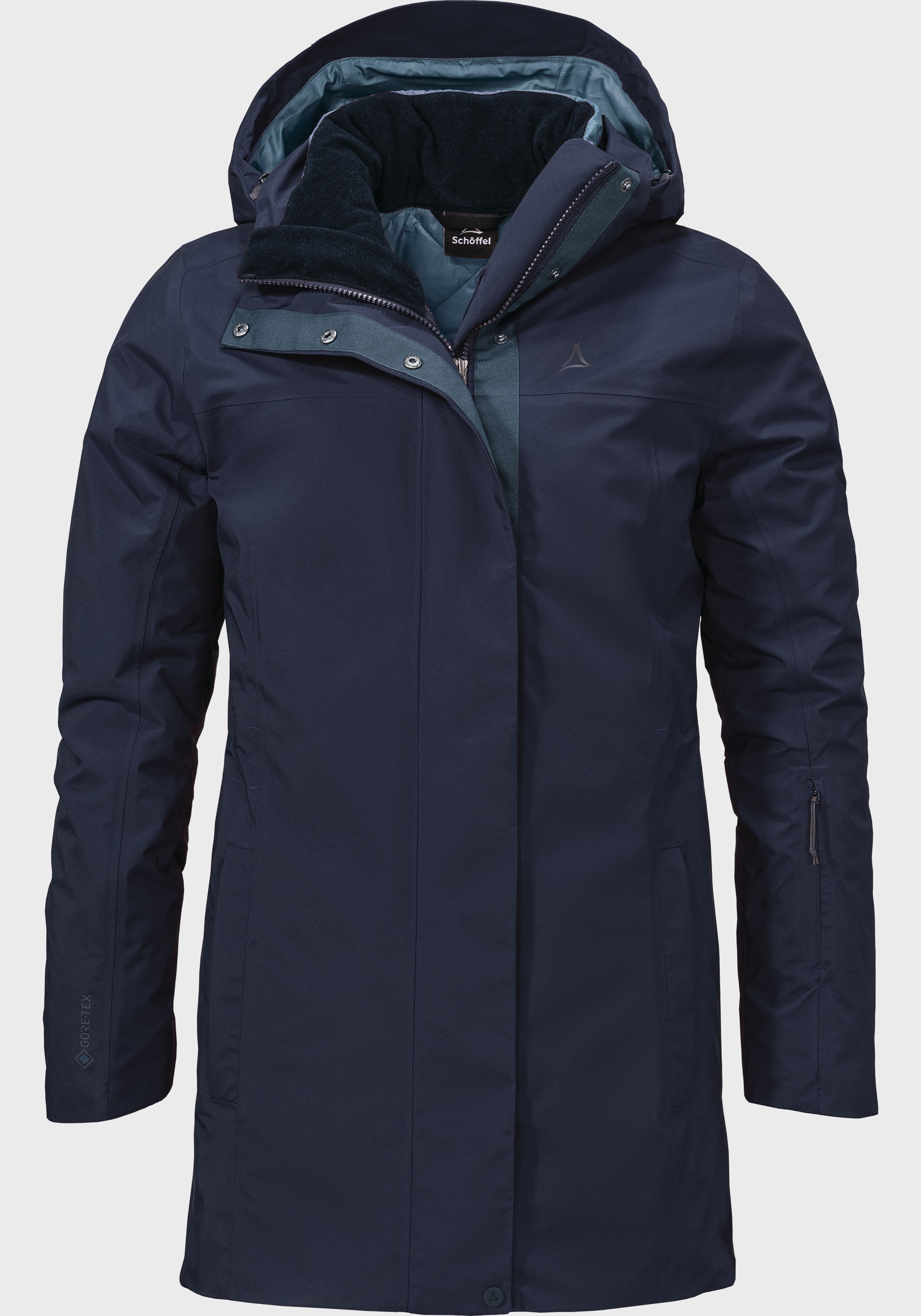 Schöffel Doppeljacke »3in1 Parka Barth L«, mit Kapuze