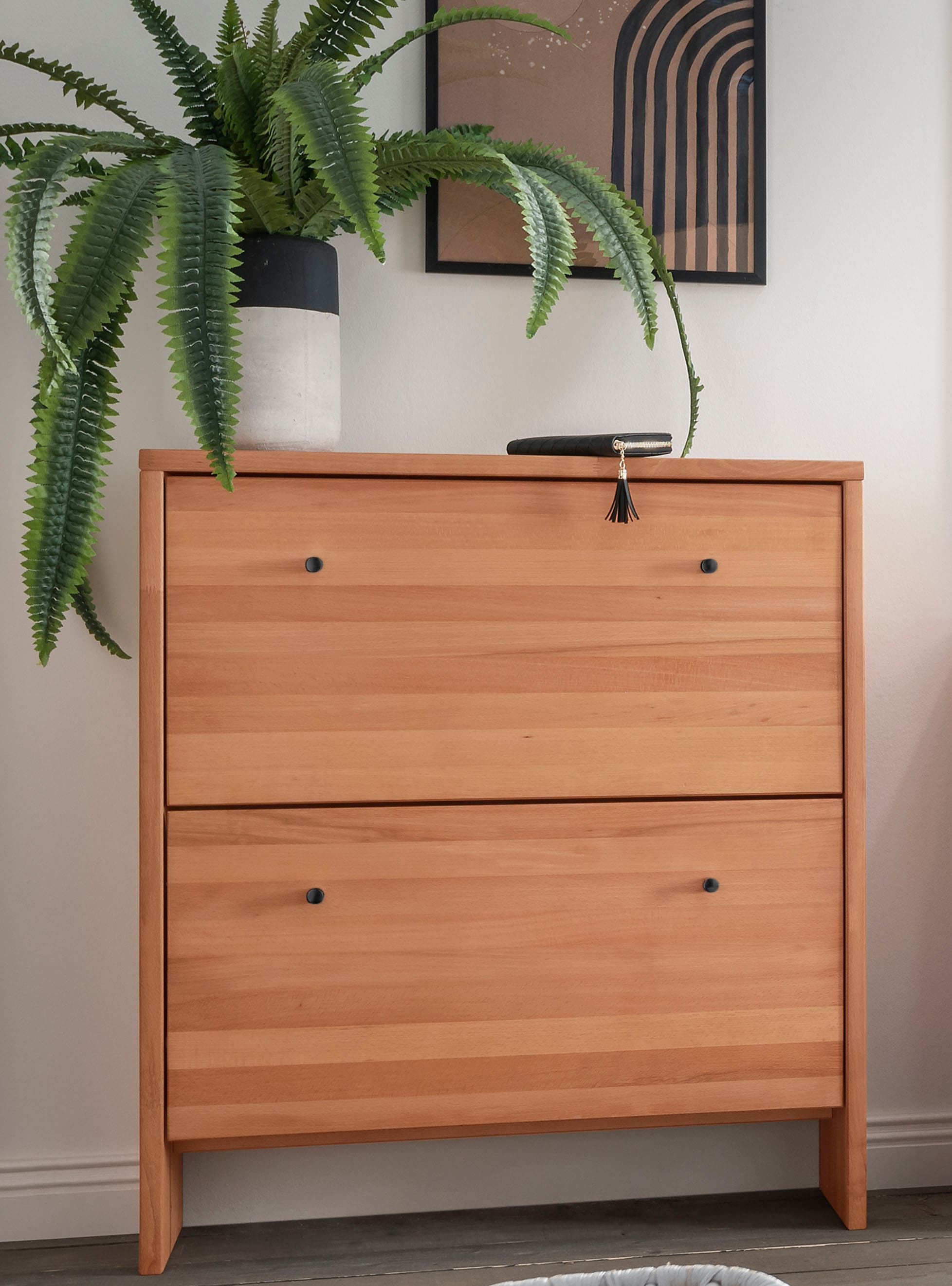 Home affaire Kombikommode »Dura - Kommode aus Massivholz, langlebig & hochwertig & rustikal« aus FSC®-zertifizierten Massivholz, Breite 82 cm