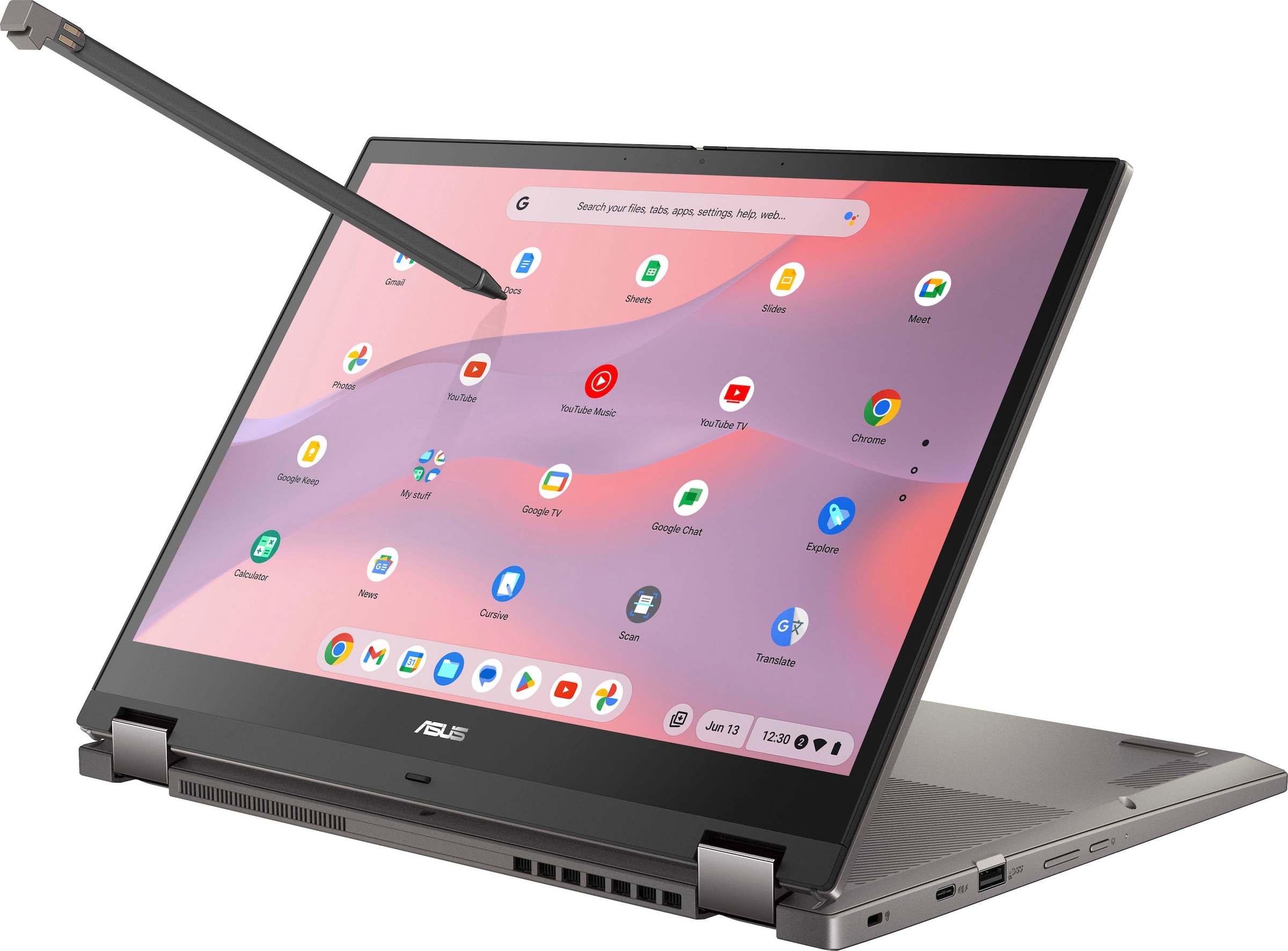 Asus Chromebook »Plus CX34 14" Laptop, Full HD Display, 8 GB RAM,«, 35,56 cm, / 14 Zoll, AMD, Ryzen 5, Radeon Graphics, 512 GB SSD