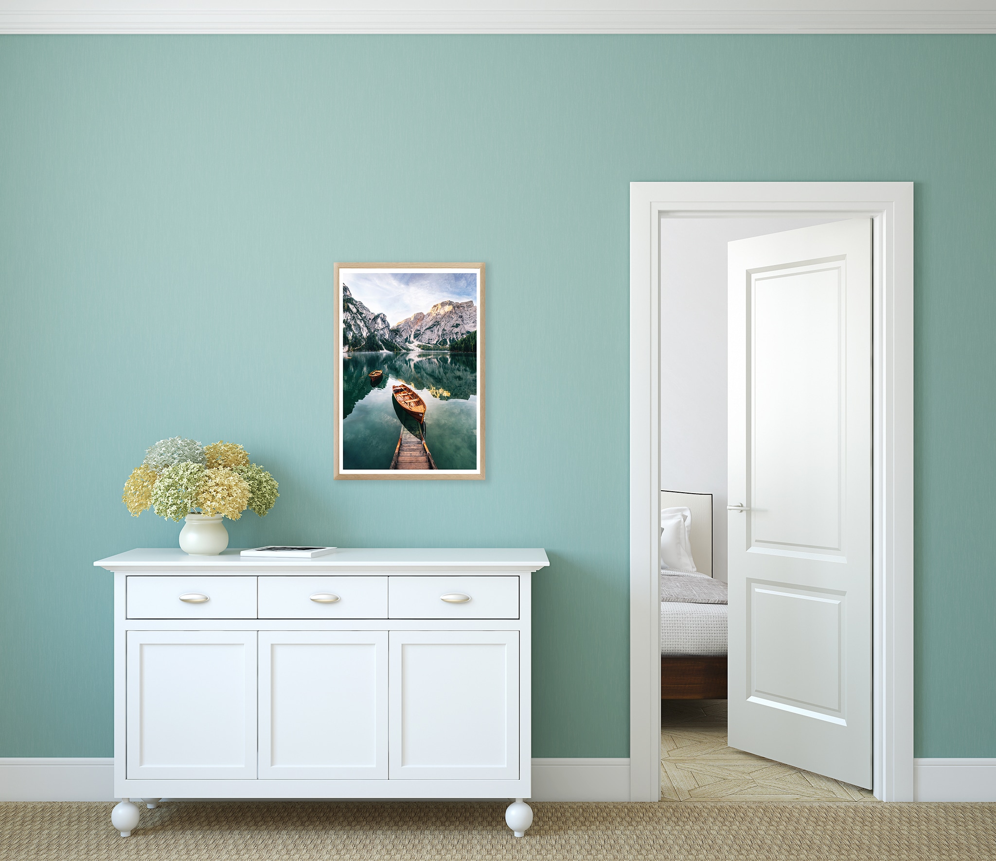Bönninghoff Bild mit Rahmen, See-Berge, (1 St.), BxH: 50x70 cm bestellen im  OTTO Online Shop | Leinwandbilder