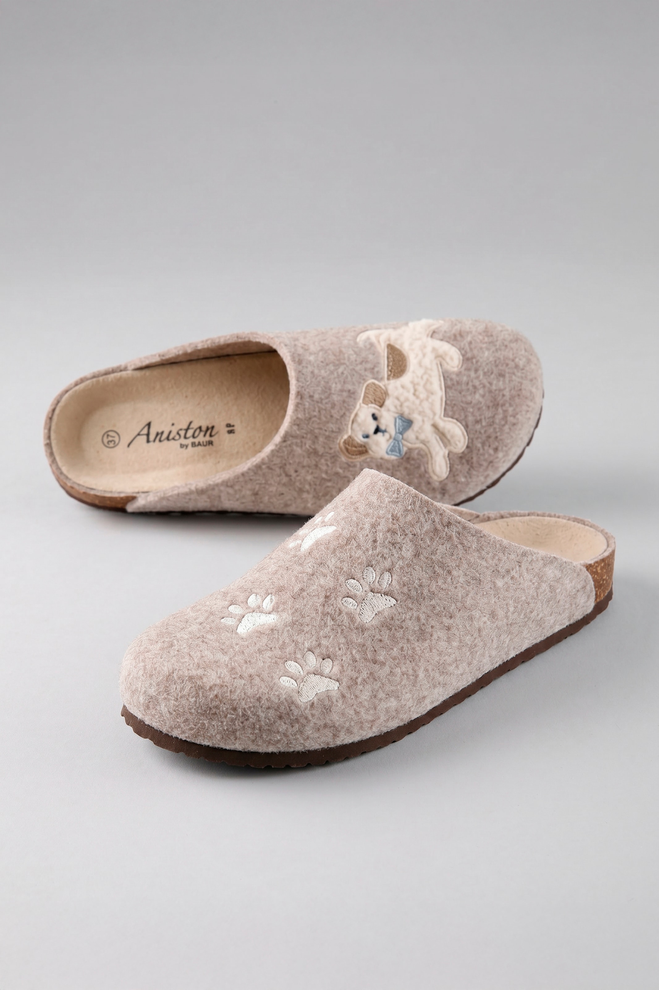 Aniston SHOES Clog  Hausschuh, Homeslipper, Schlupfschuh mit Stickerei - NEUE KOLLEKTION