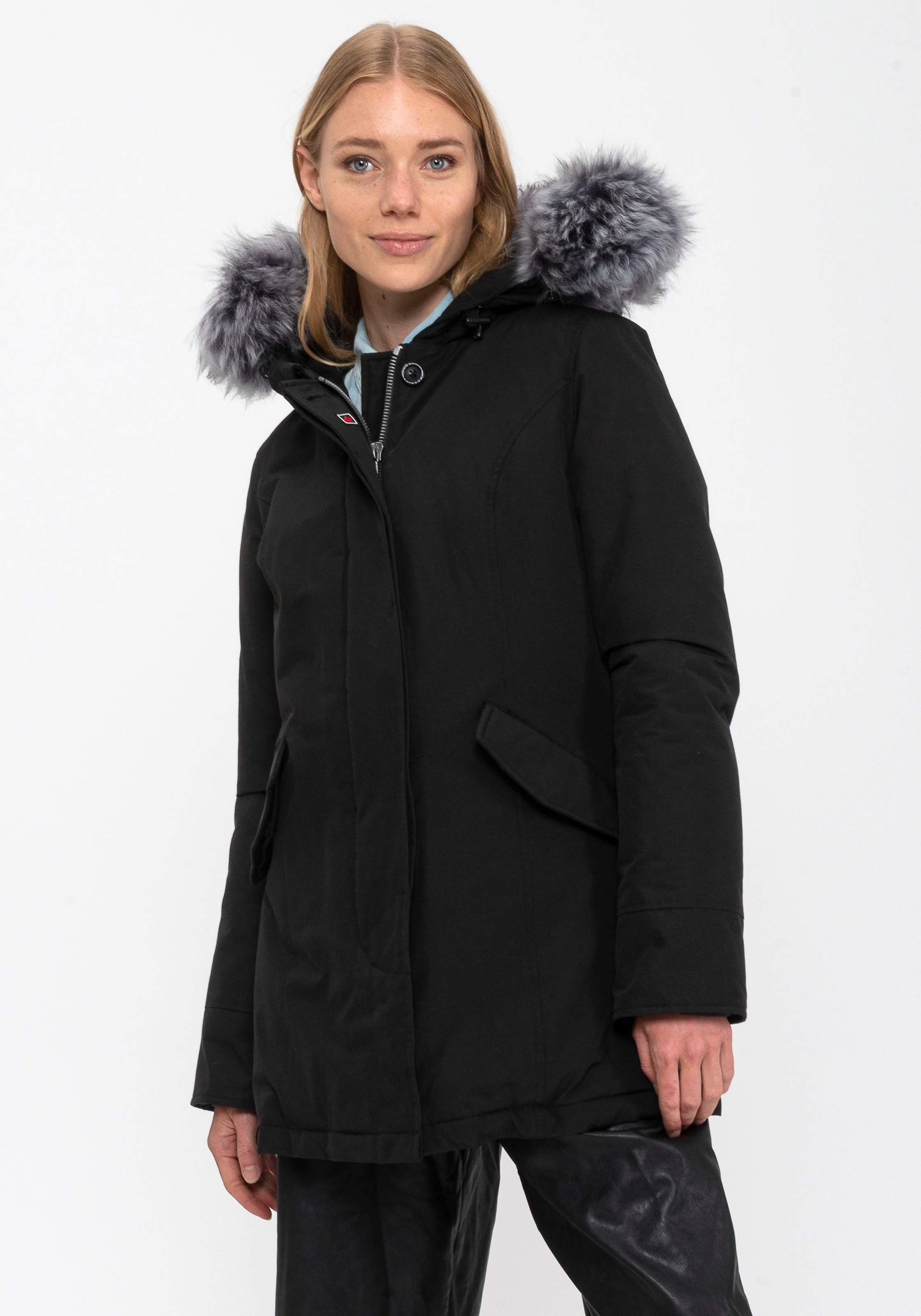 Canadian Classics Parka »Fundy Bay«, Winterjacke mit Premium Kunstfellbesatz