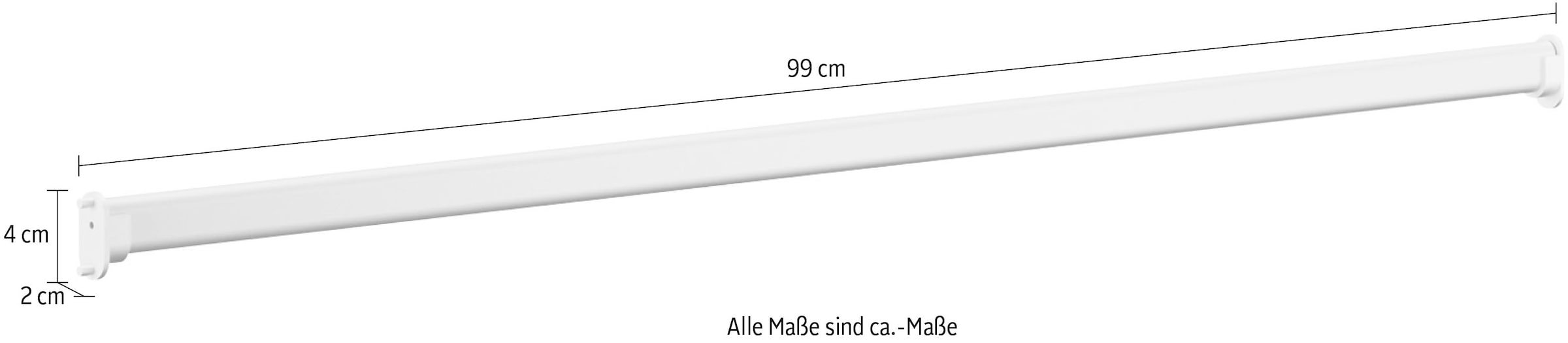 Gami Kleiderstange »Enzo«, (1 St.), Für Schrank B200 geeignet