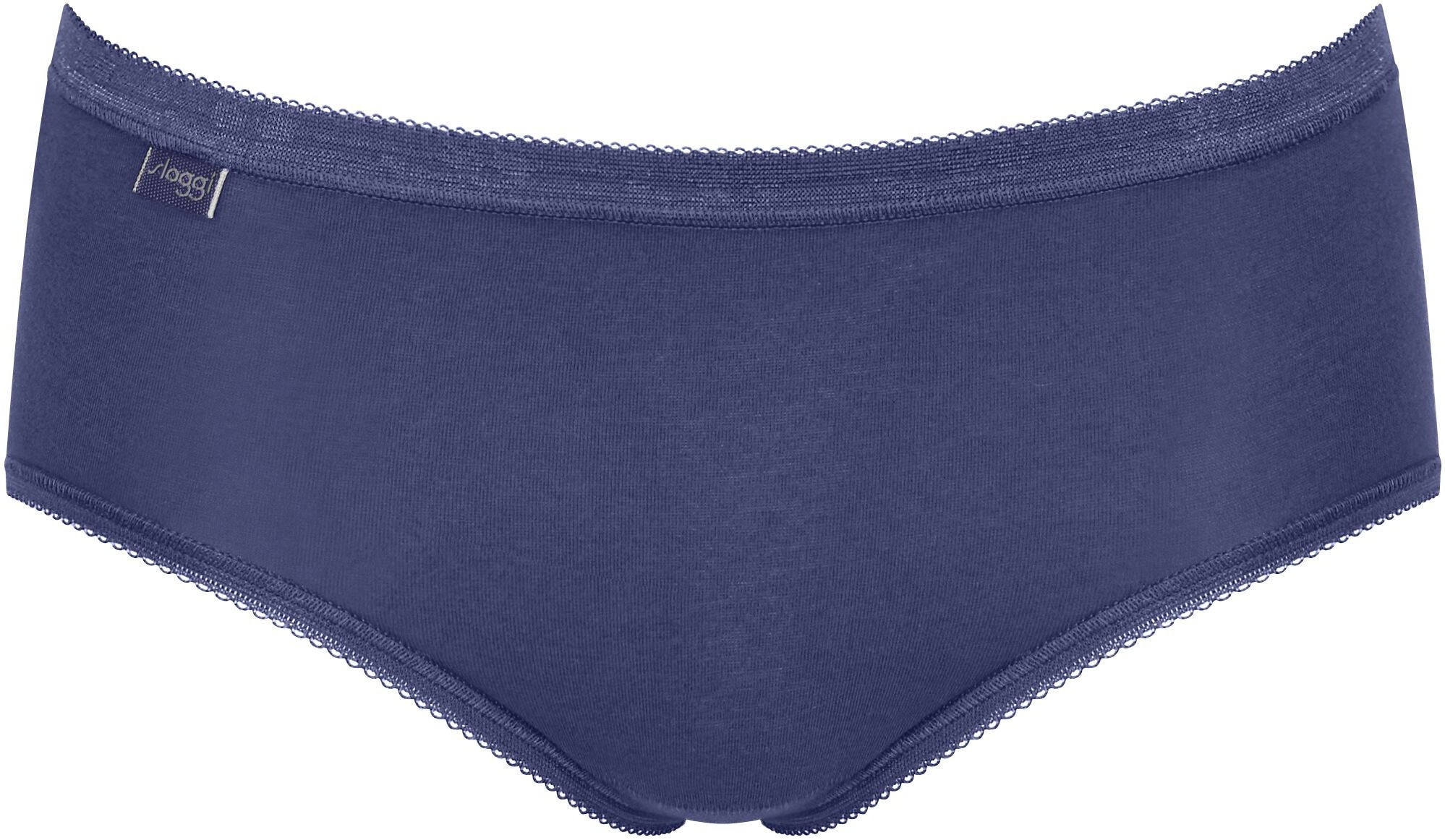 sloggi Midislip »Basic+«, (3er Pack), Baumwollmix, klassischer Stil, mittelhoher Bund, Softnähte