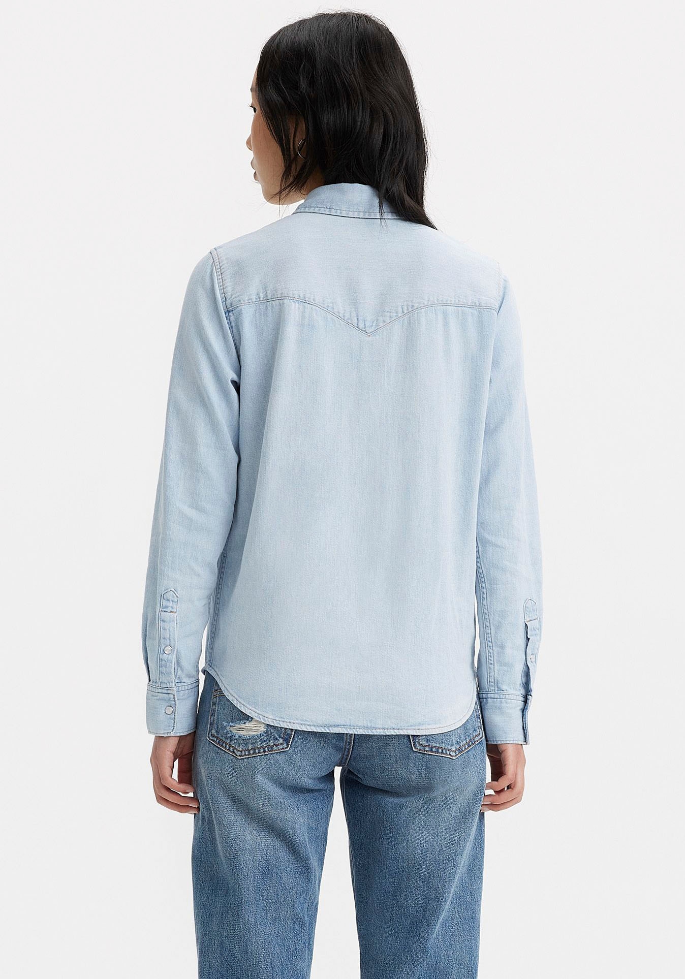 Levi's® Jeansbluse »ICONIC WESTERN«, mit Strass- und Glitzerapplikationen auf dem Kragen