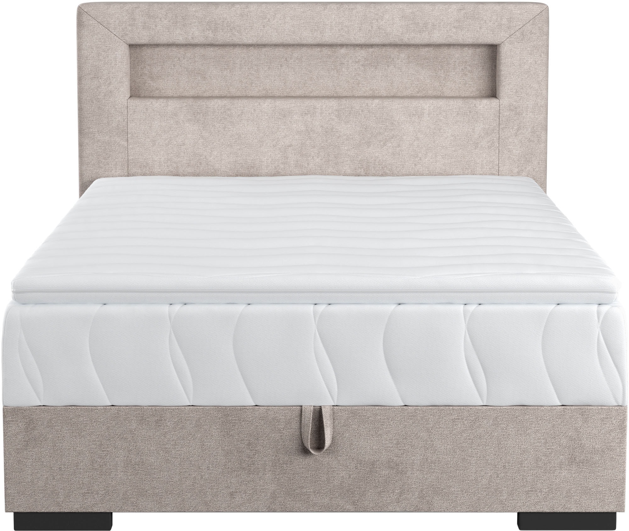 COTTA Boxbett »KELLY, Stauraumbett mit Bettkasten & 5-Zonen-Federkernmatartze« ausgestattet mit LED-Licht, inkl. Bettkasten