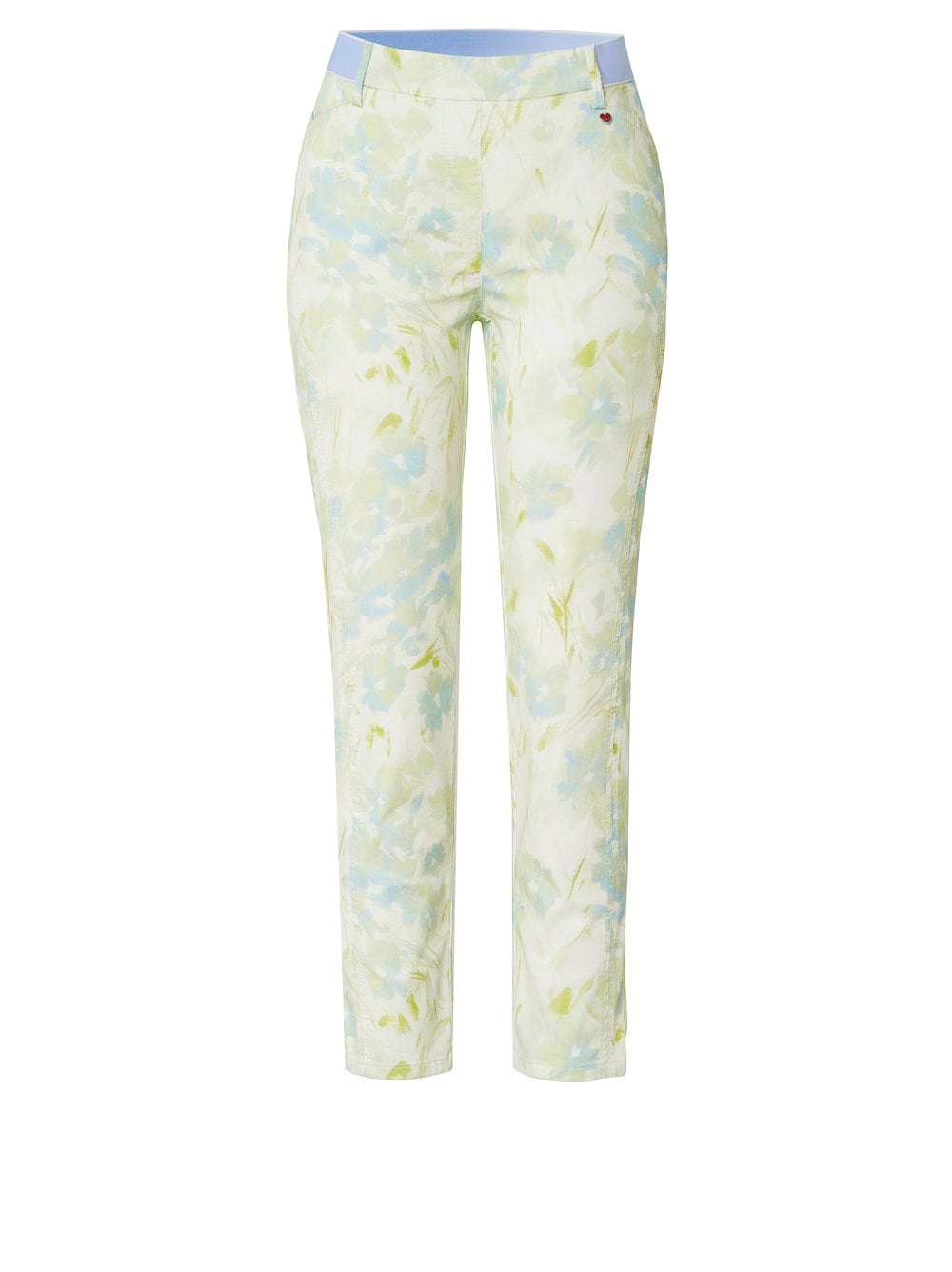 Relaxed Stretch-Hose »Alice Slim 7/8«  mit kreativem Blumenmuster