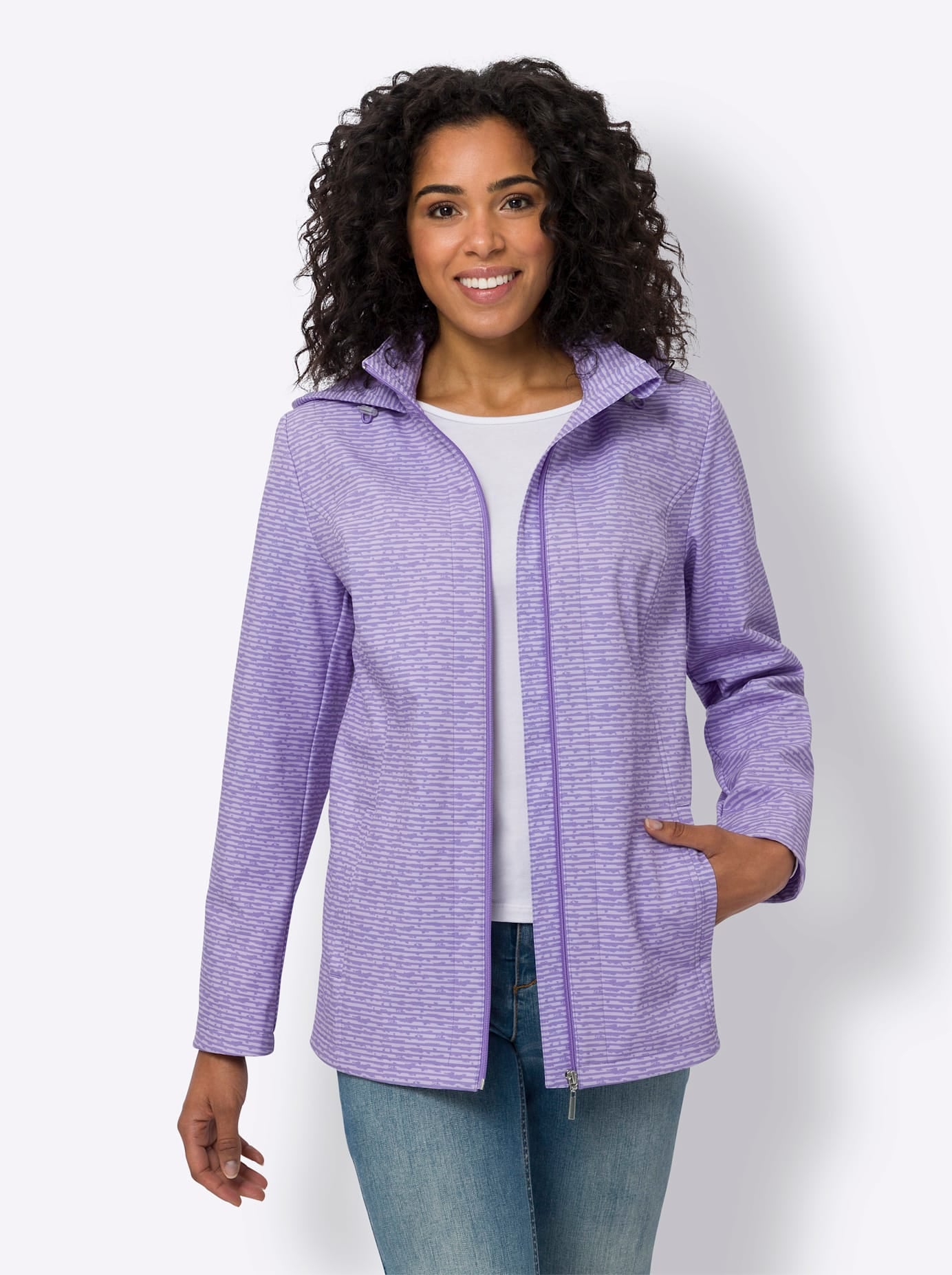 Classic Basics Softshelljacke, mit Kapuze
