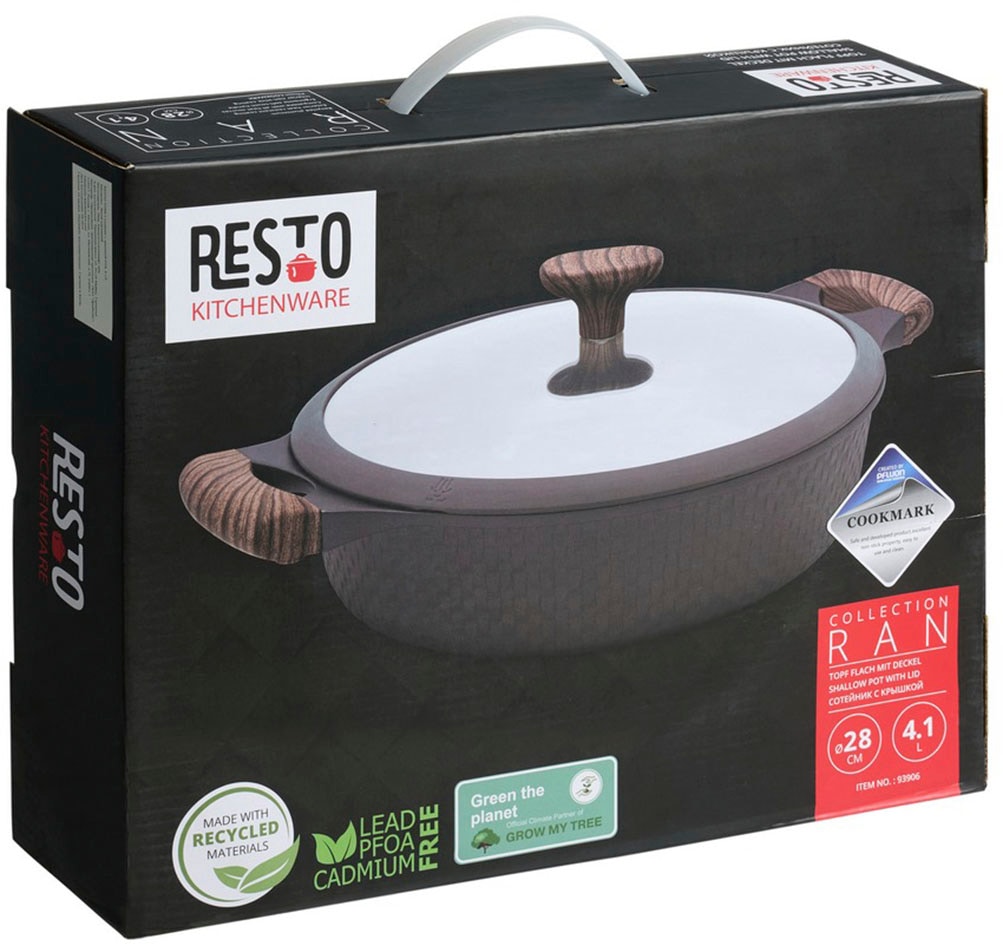 RESTO Kitchenware Bräter »Ran, Kochtopf antihaftbeschichtet und spülmaschinenfest« 2 Stk. tlg. Aluminiumguss