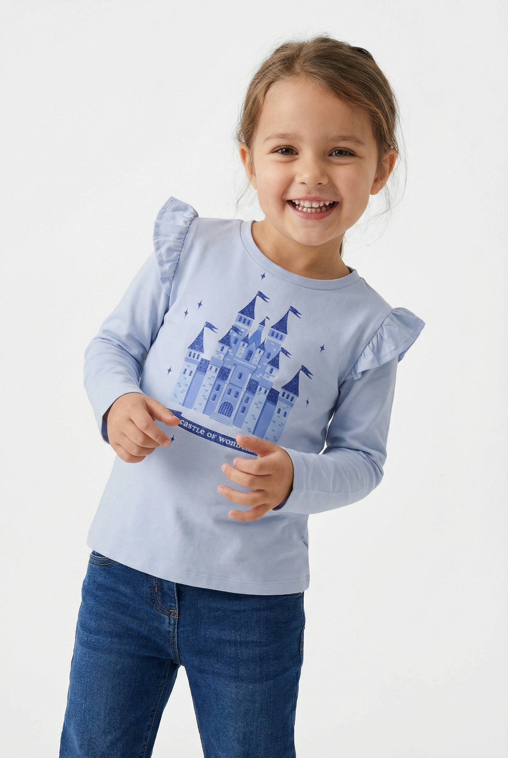 Name It Langarmshirt »NMFTIKKA LS TOP BOX  PB«