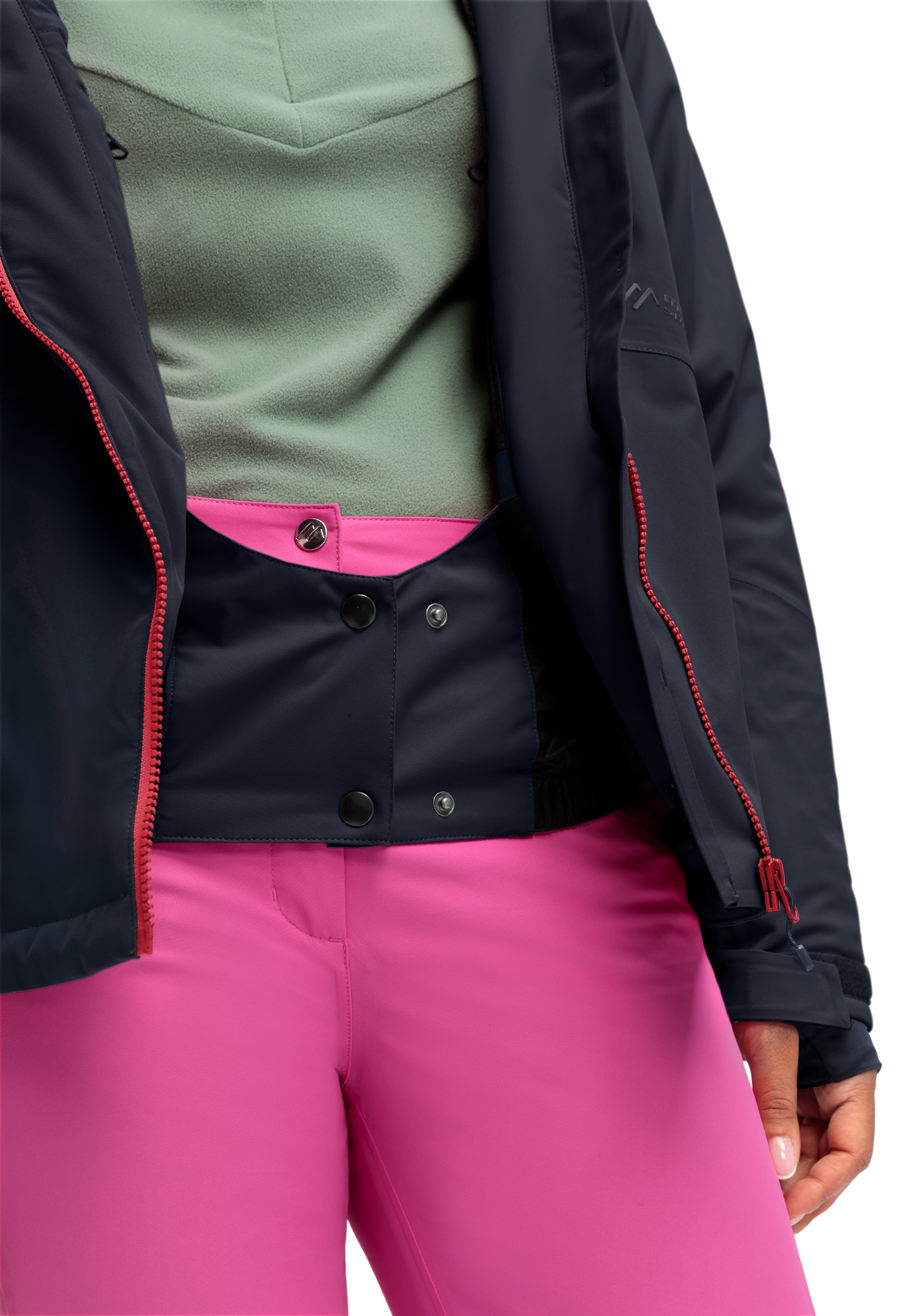 Maier Sports Skijacke »Straja«, Damen Winterjacke, wind/wasserdicht, 3 RV-Taschen und Kapuze