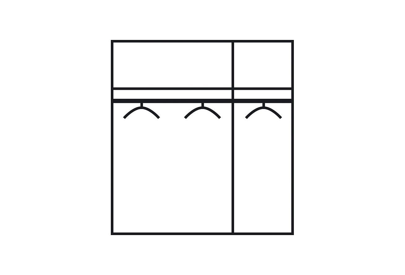 Wimex Schwebetürenschrank »Easy«, mit Teilspiegel
