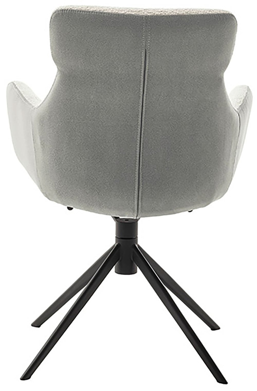 MCA furniture Esszimmerstuhl, Feingewebe, (2er-Set), drehbar 360°, Dreh- & Schwingfunktion, Sitzhöhe ca. 50 cm