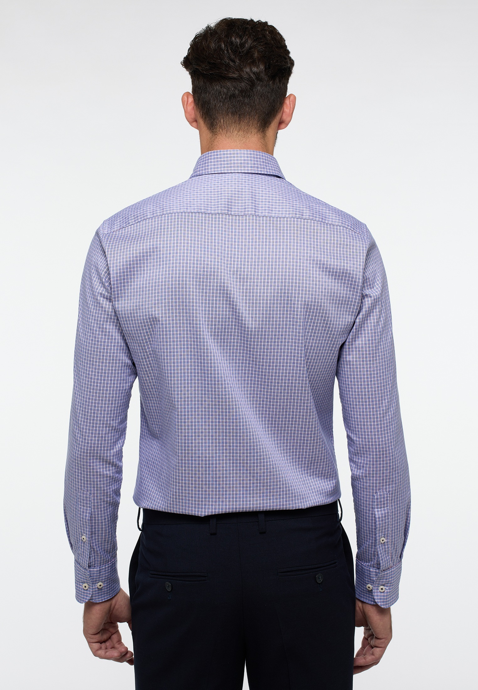 Eterna Langarmhemd »SLIM FIT« EASY IRON (bügelleicht)