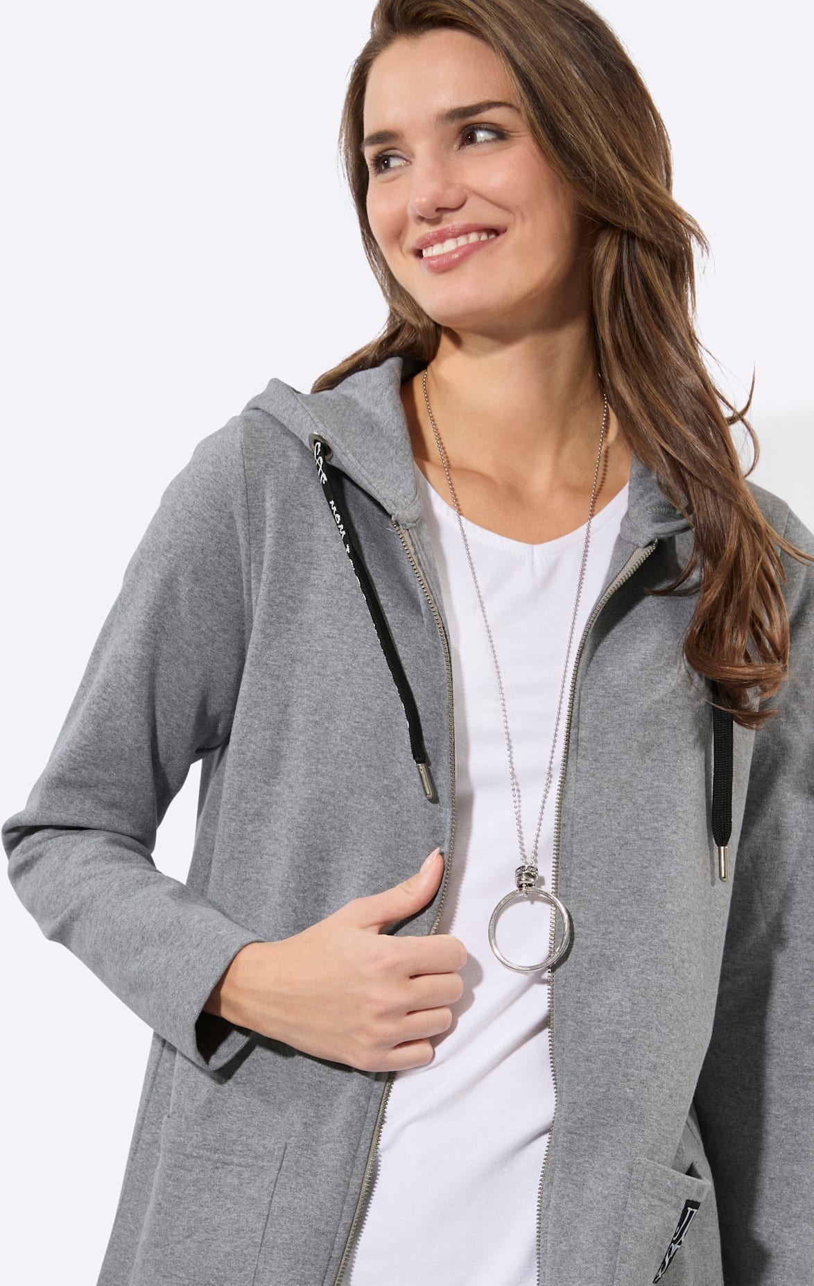 Inspirationen Shirtjacke »Sweatjacke« 1