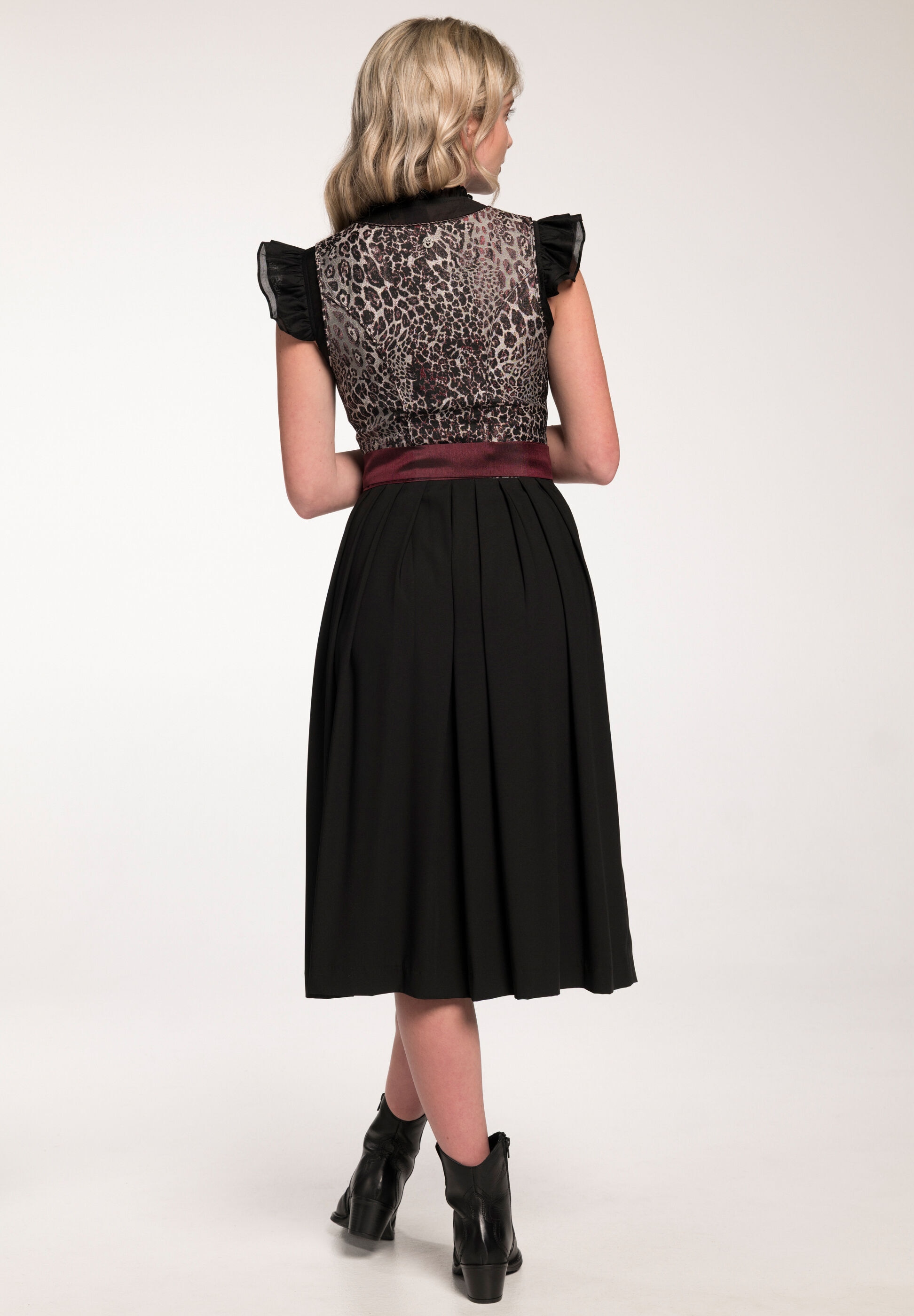 Spieth & Wensky Dirndl »Gälin« modernes Leo-Muster