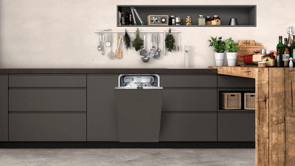 NEFF vollintegrierbarer Geschirrspüler N 30 »S853HKX16E«, 9 Maßgedecke, Info Light: projizierter Punkt während des Betriebs
