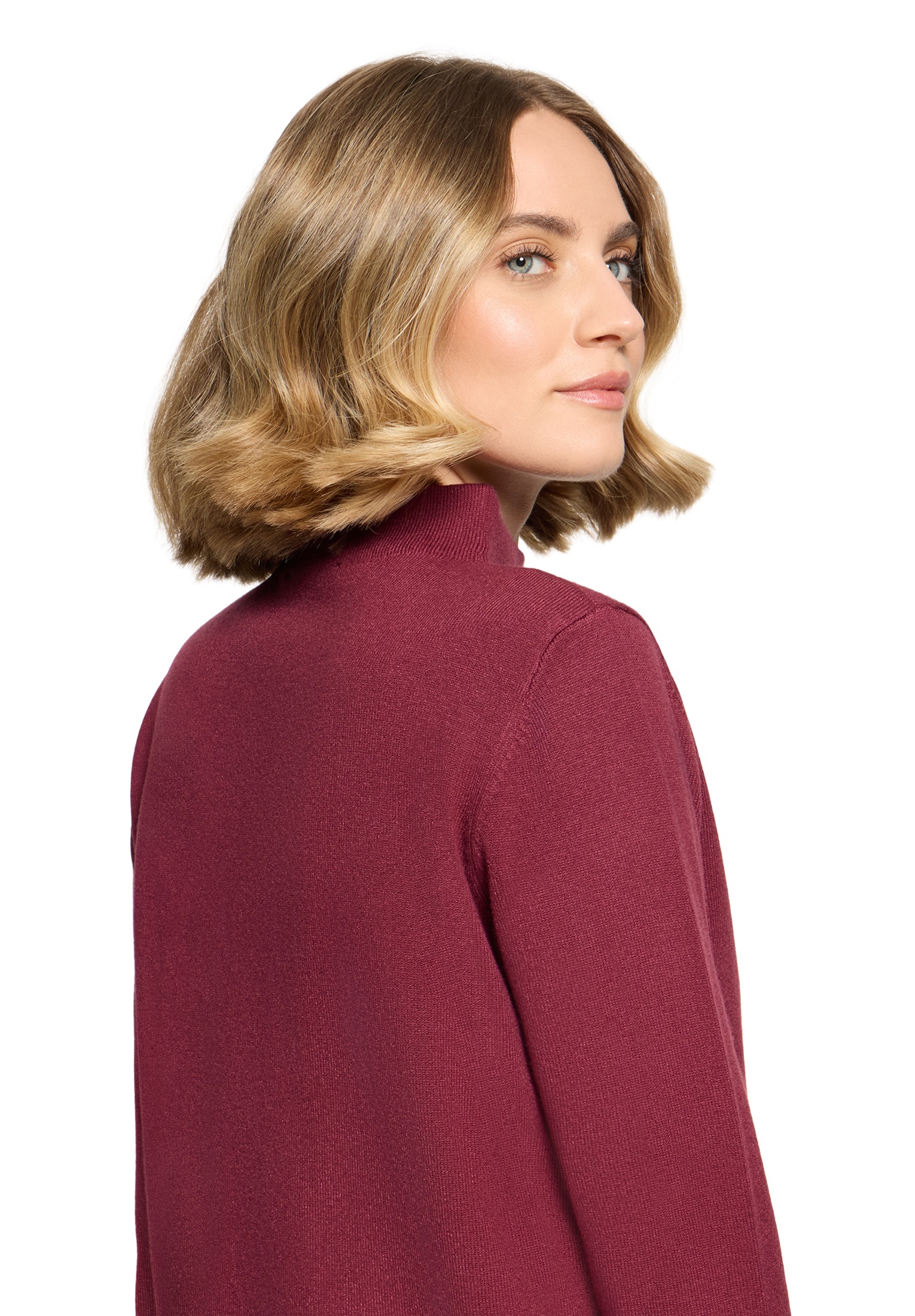 Betty Barclay Rundhalspullover »Basic-Strickpullover mit Stehkragen«
