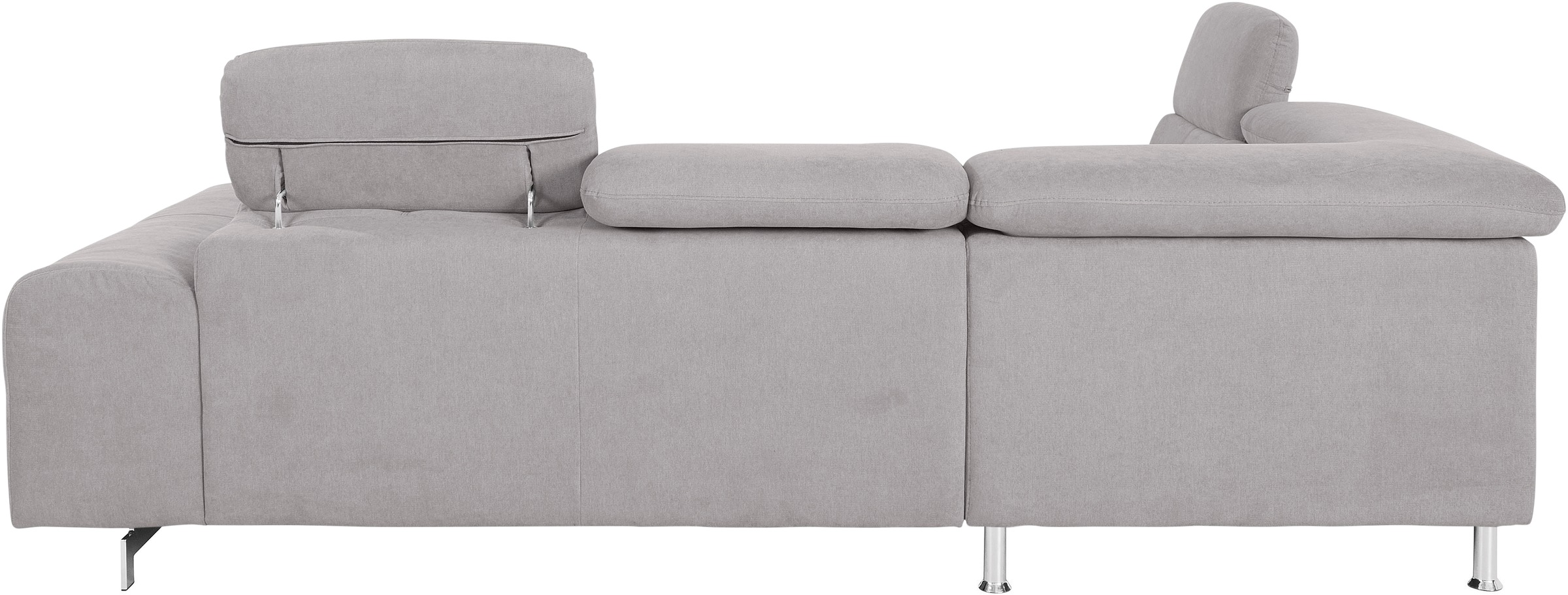 COTTA Ecksofa »Chef L-Form«, mit Kopfteilverstellung, edle Metallkufen, wahlweise mit Bettfunktion
